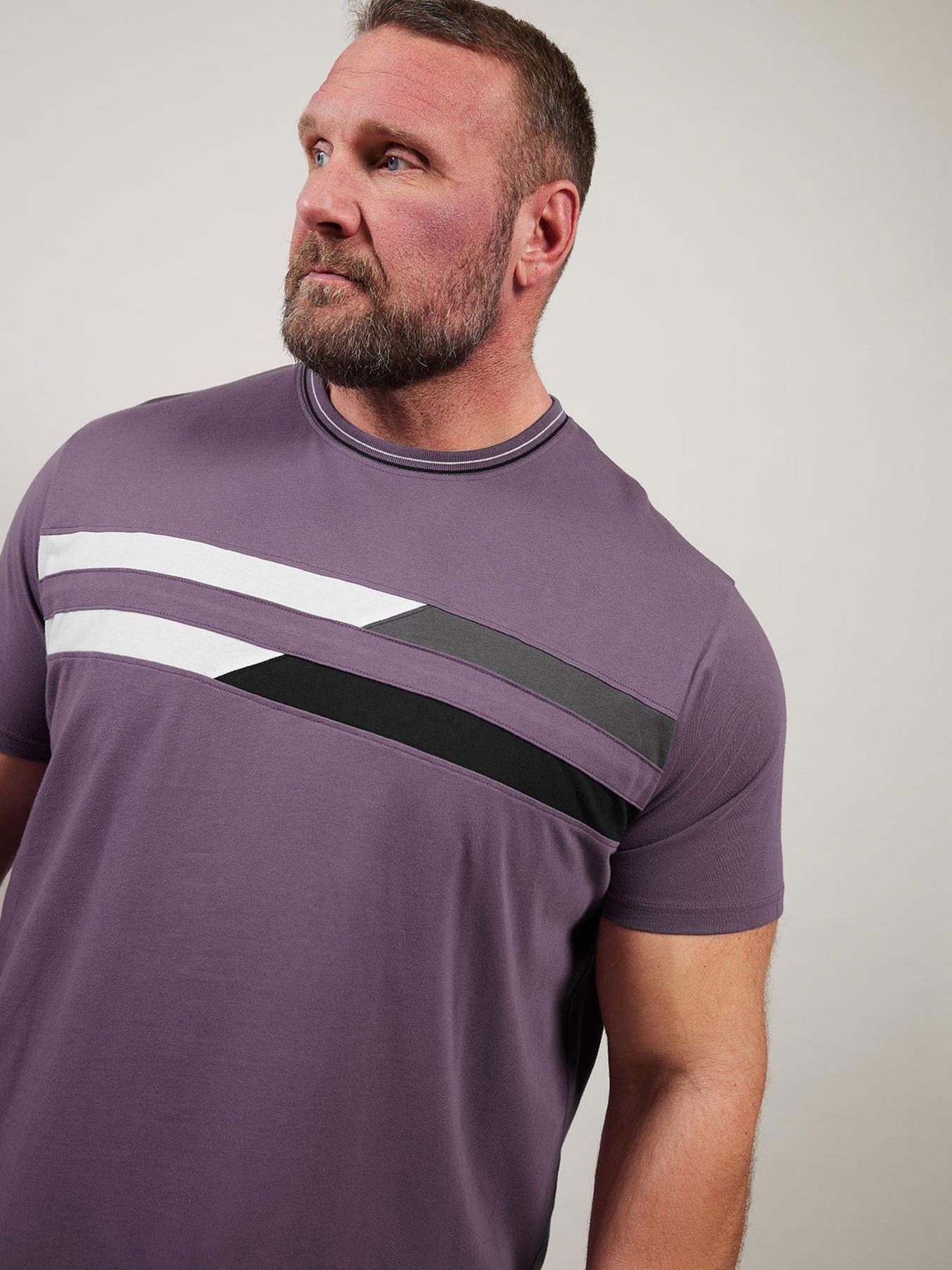 undefined Cut  &  Sew T-Shirt - Aubergine