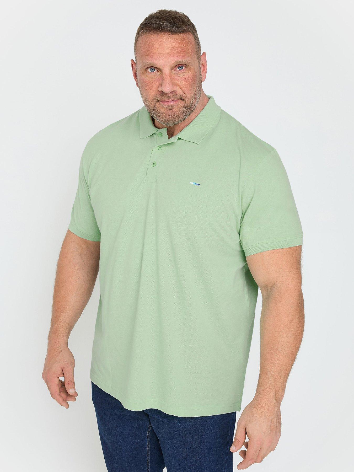 undefined Plain Pique Polo Shirt - Green