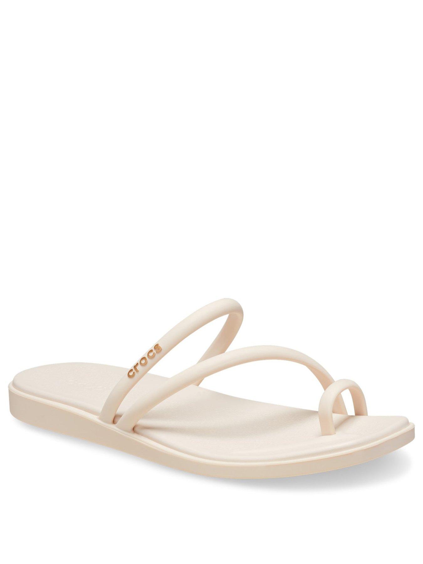 Image 2 of 6 of Crocs Miami Toe Loop Sandal - Natural