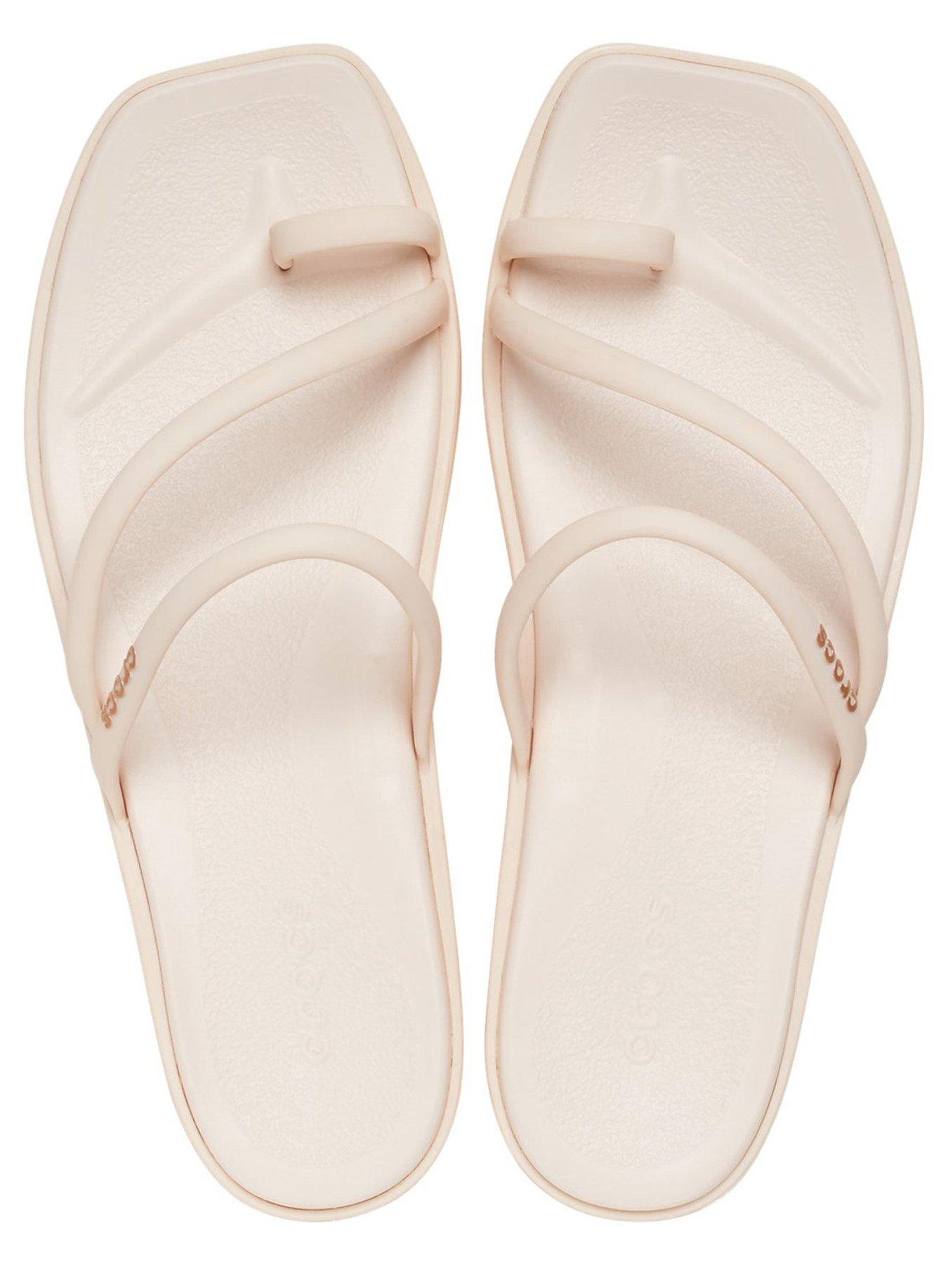 Image 4 of 6 of Crocs Miami Toe Loop Sandal - Natural