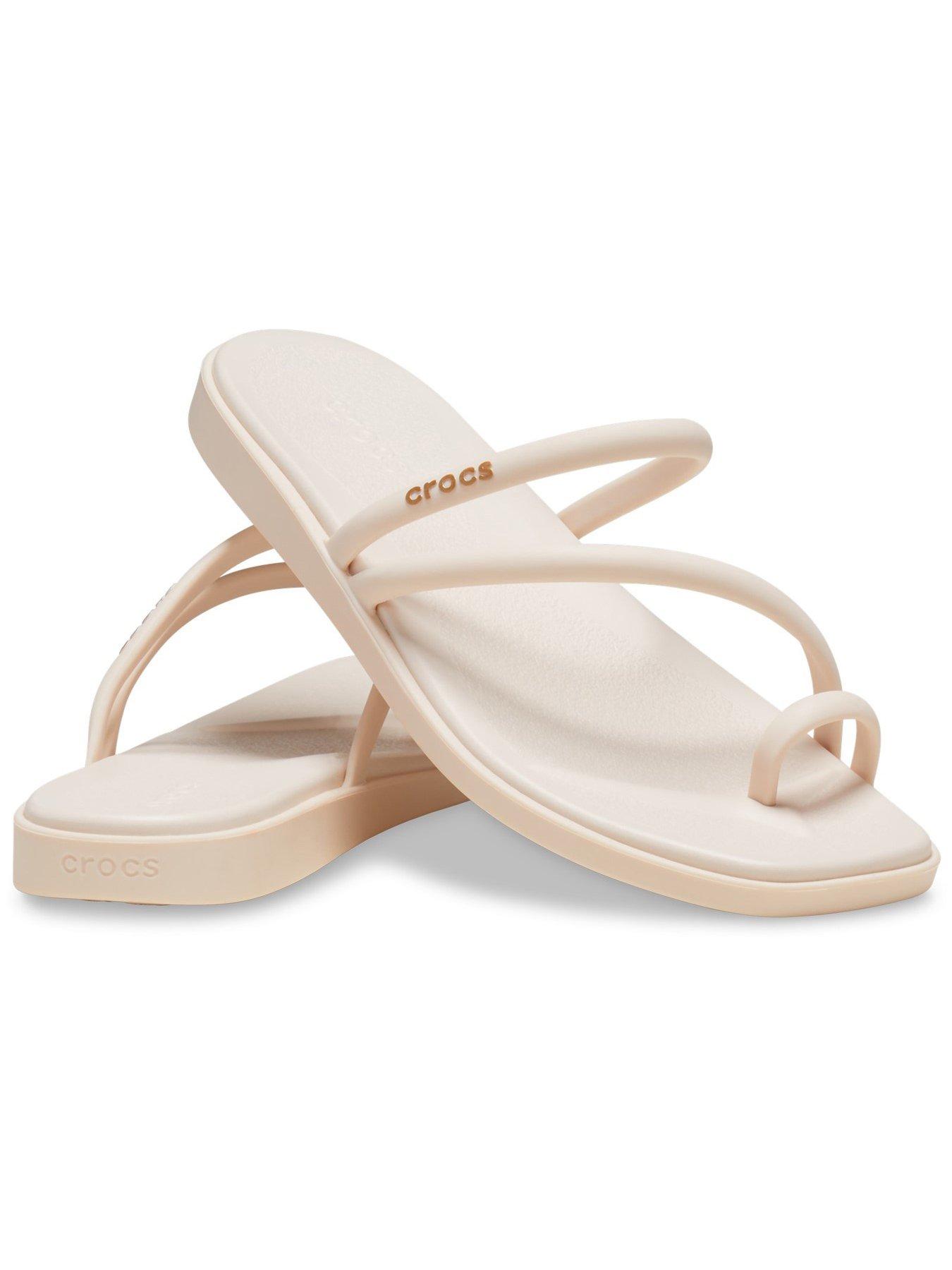 Image 6 of 6 of Crocs Miami Toe Loop Sandal - Natural