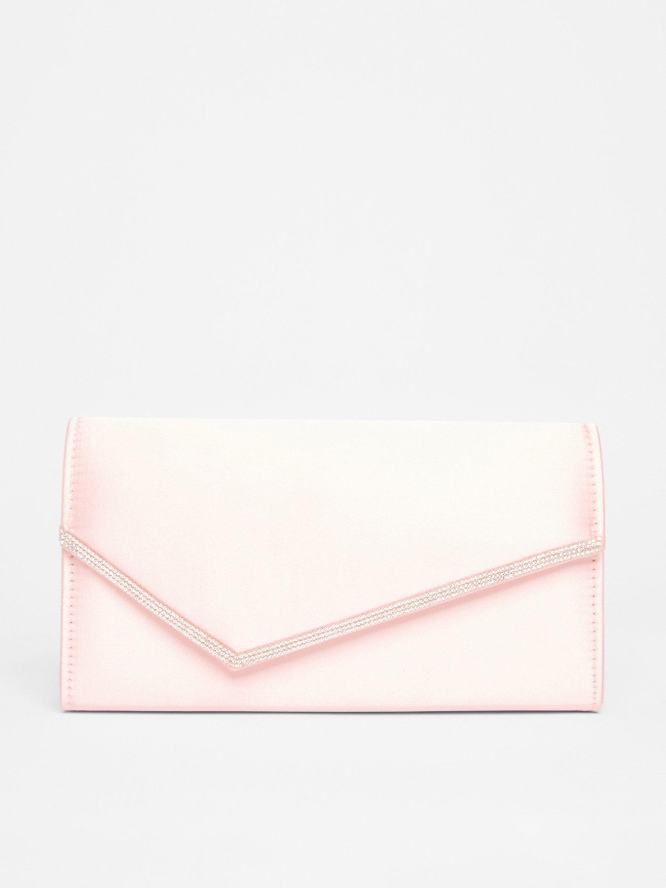 undefined Pink Diamante Clutch