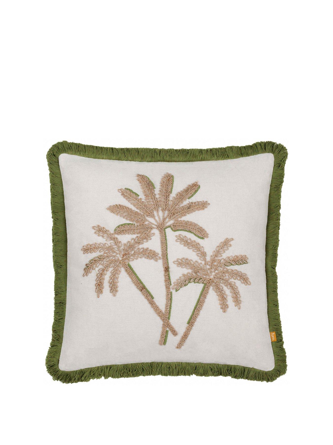 Image 2 of 6 of Furn Palm Green Cushion- 45x45cm