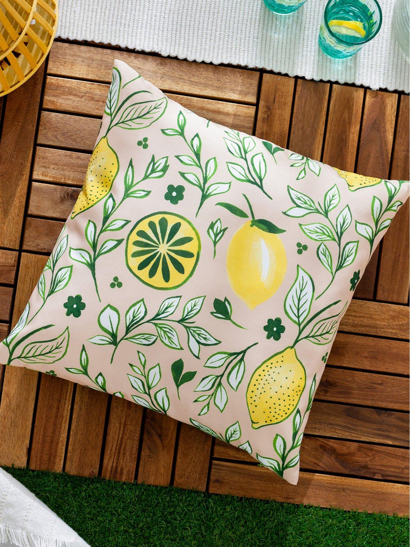 Product photograph of Furn Citronello Outdoor Cushion- 45x45cm from very.co.uk