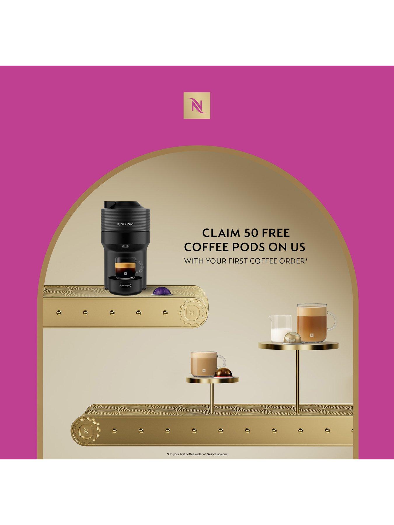 Nespresso Vertuo Next Coffee Machine by De'Longhi - Dark