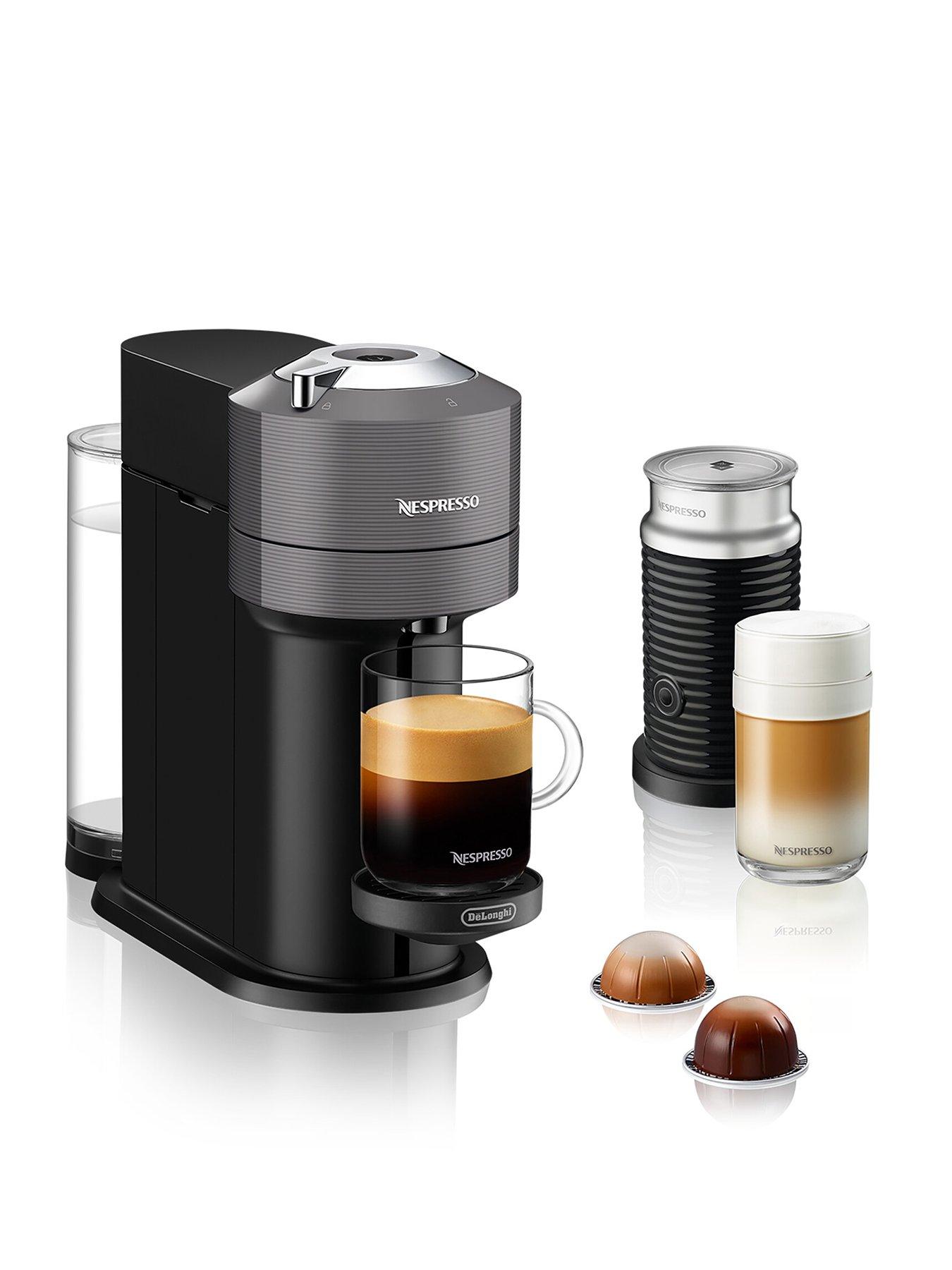 Nespresso Vertuo Next with Milk Frother, Dark Grey by DeLonghi Very