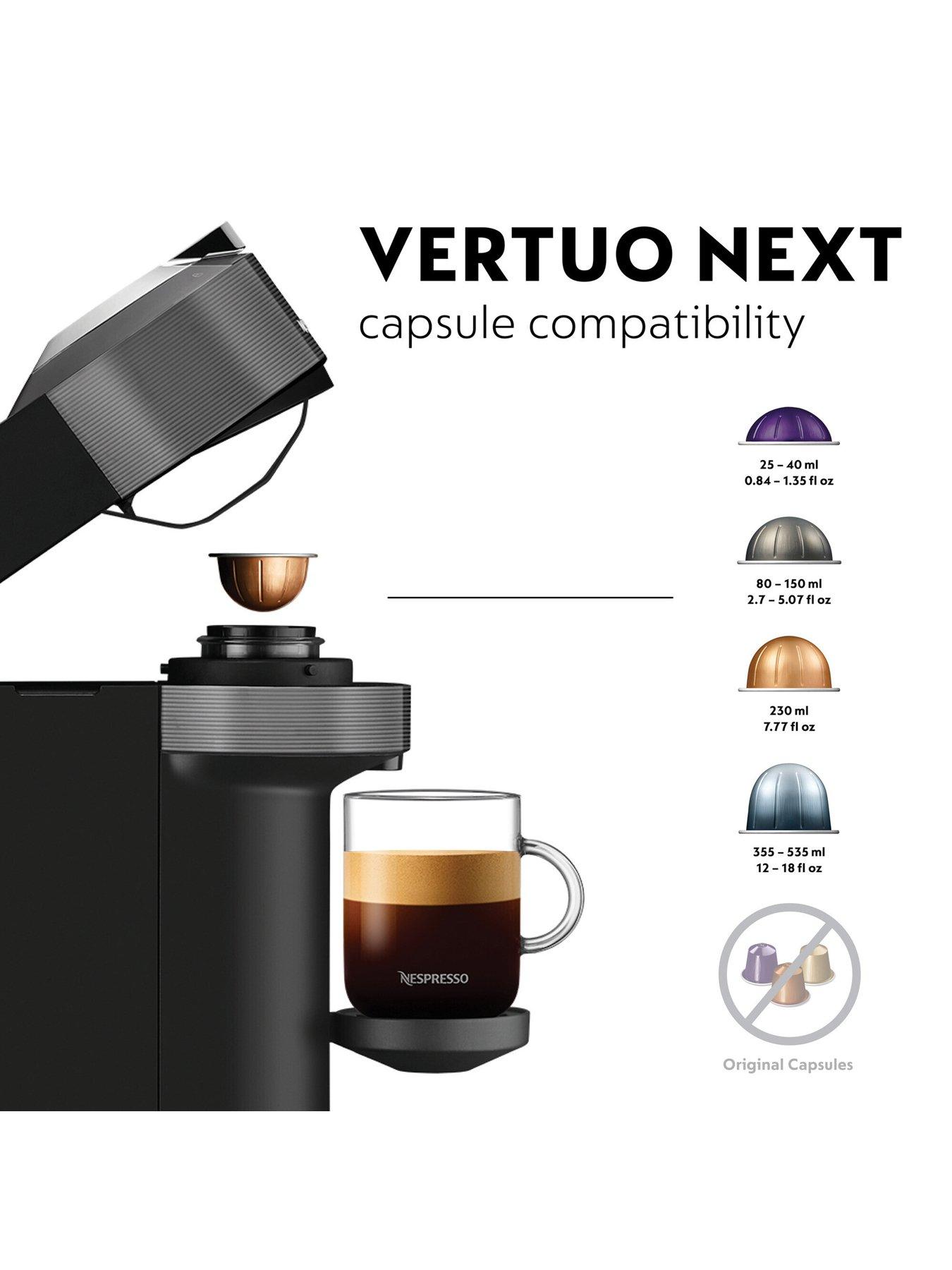 Image 4 of 8 of Nespresso Vertuo Next with Milk Frother,&nbsp;Dark Grey by DeLonghi