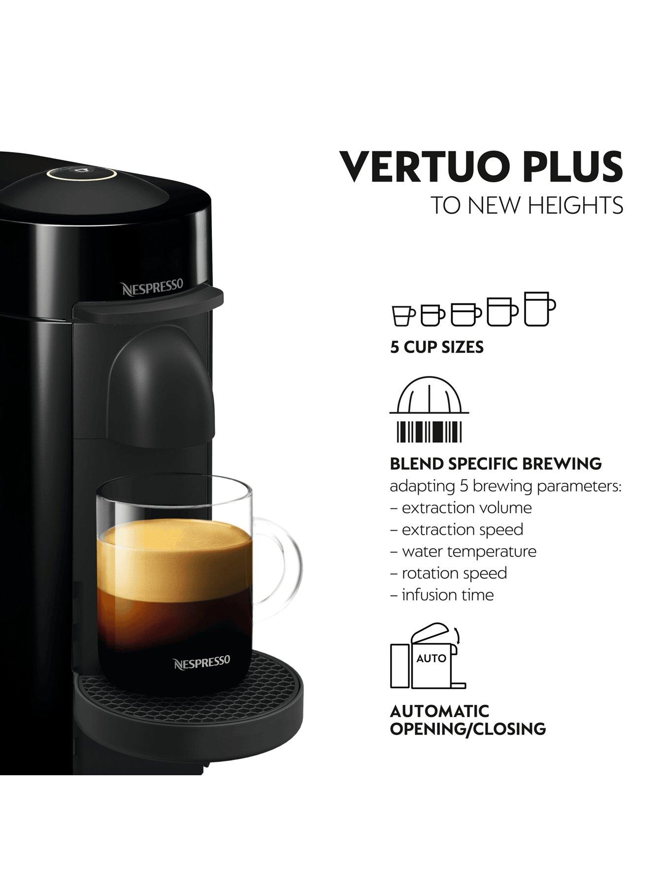 Image 2 of 7 of Nespresso Vertuo Plus Coffee Machine by De'Longhi - Black