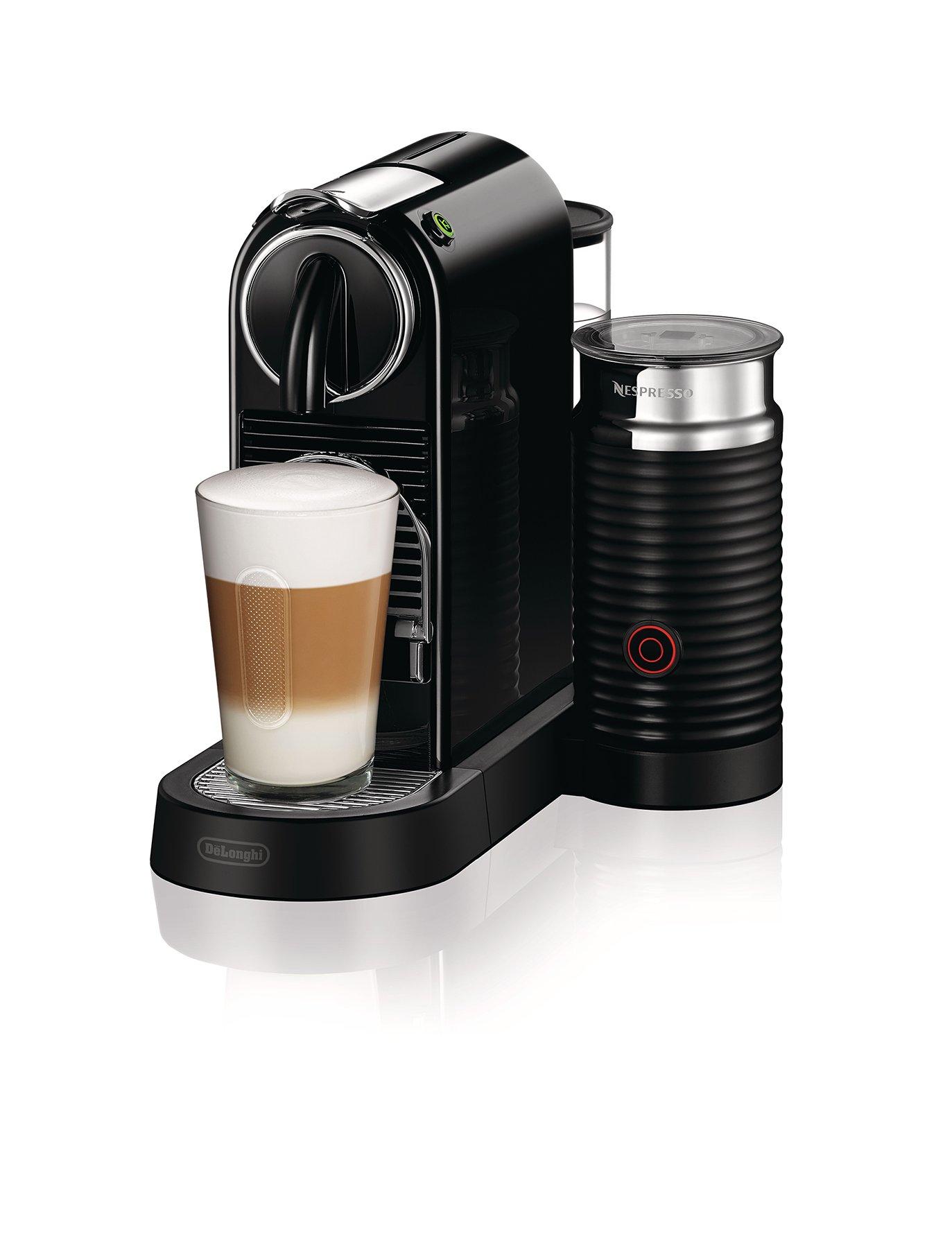 undefined Citiz Black with Milk Frother by DeLonghi