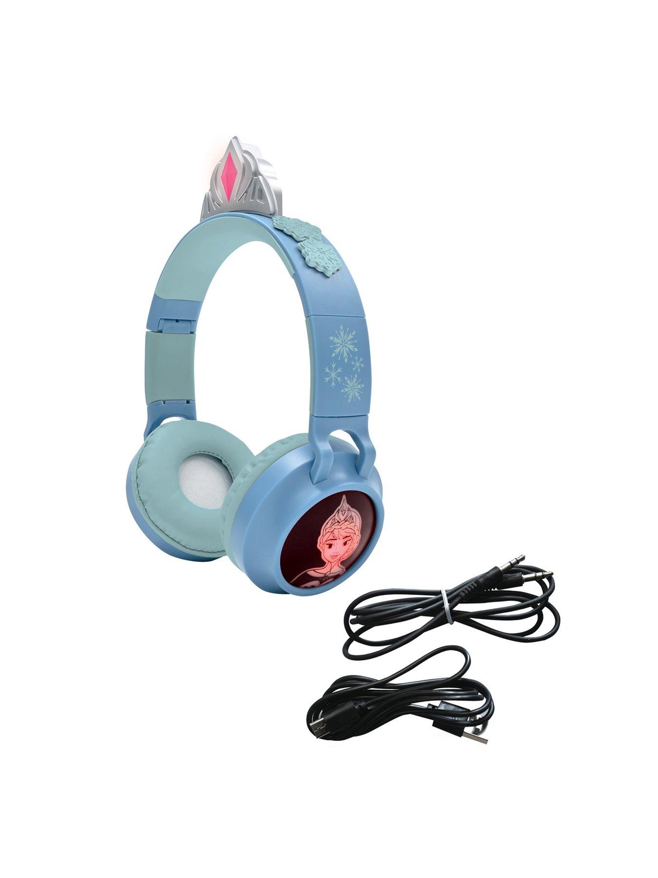 Image 2 of 7 of Disney Frozen 3D Frozen design Bluetooth and Wired foldable Headphones with safe volume limitation