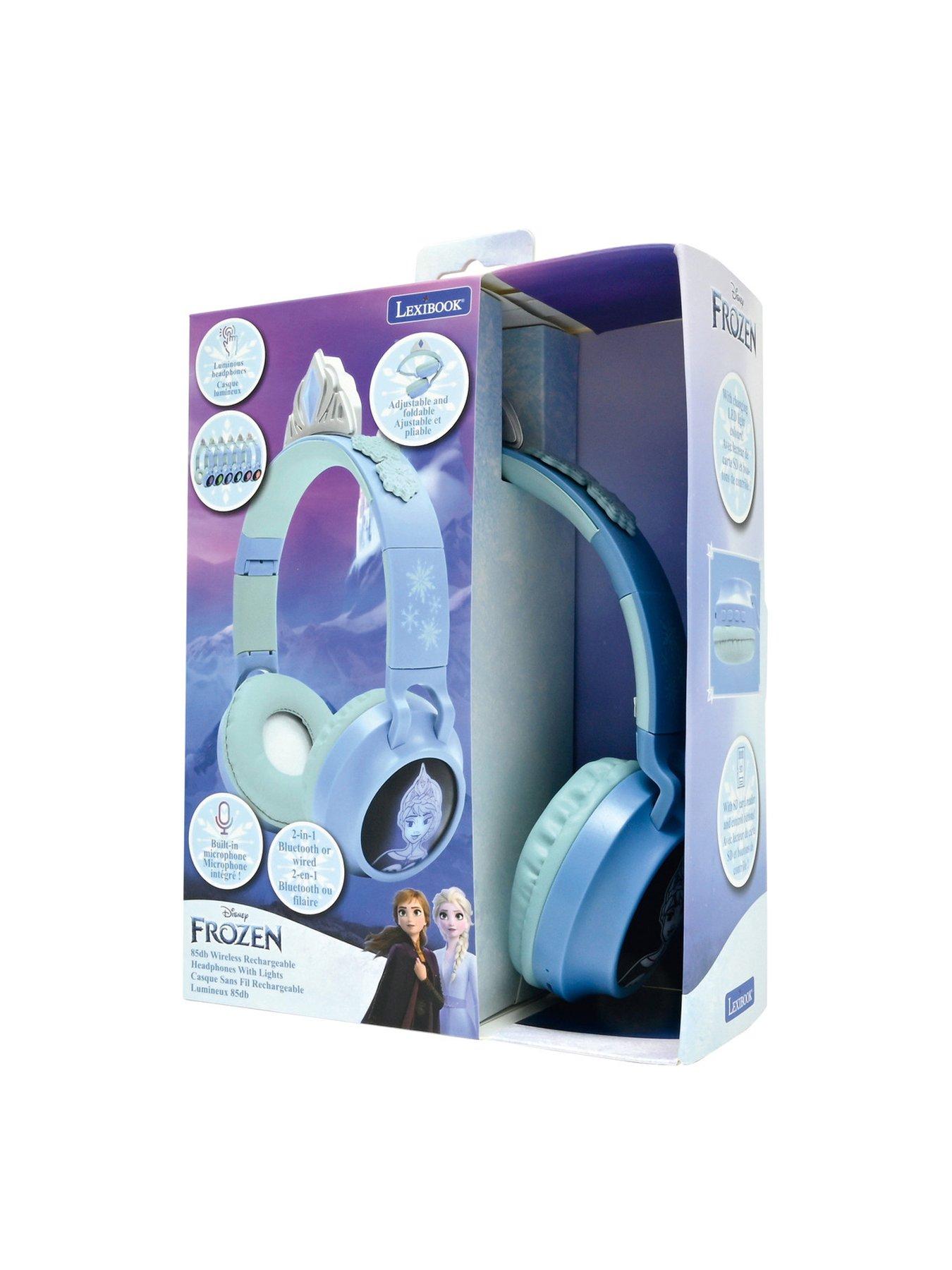 Image 5 of 7 of Disney Frozen 3D Frozen design Bluetooth and Wired foldable Headphones with safe volume limitation