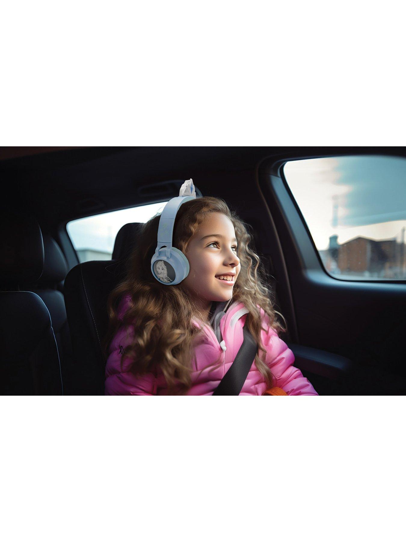 Image 6 of 7 of Disney Frozen 3D Frozen design Bluetooth and Wired foldable Headphones with safe volume limitation