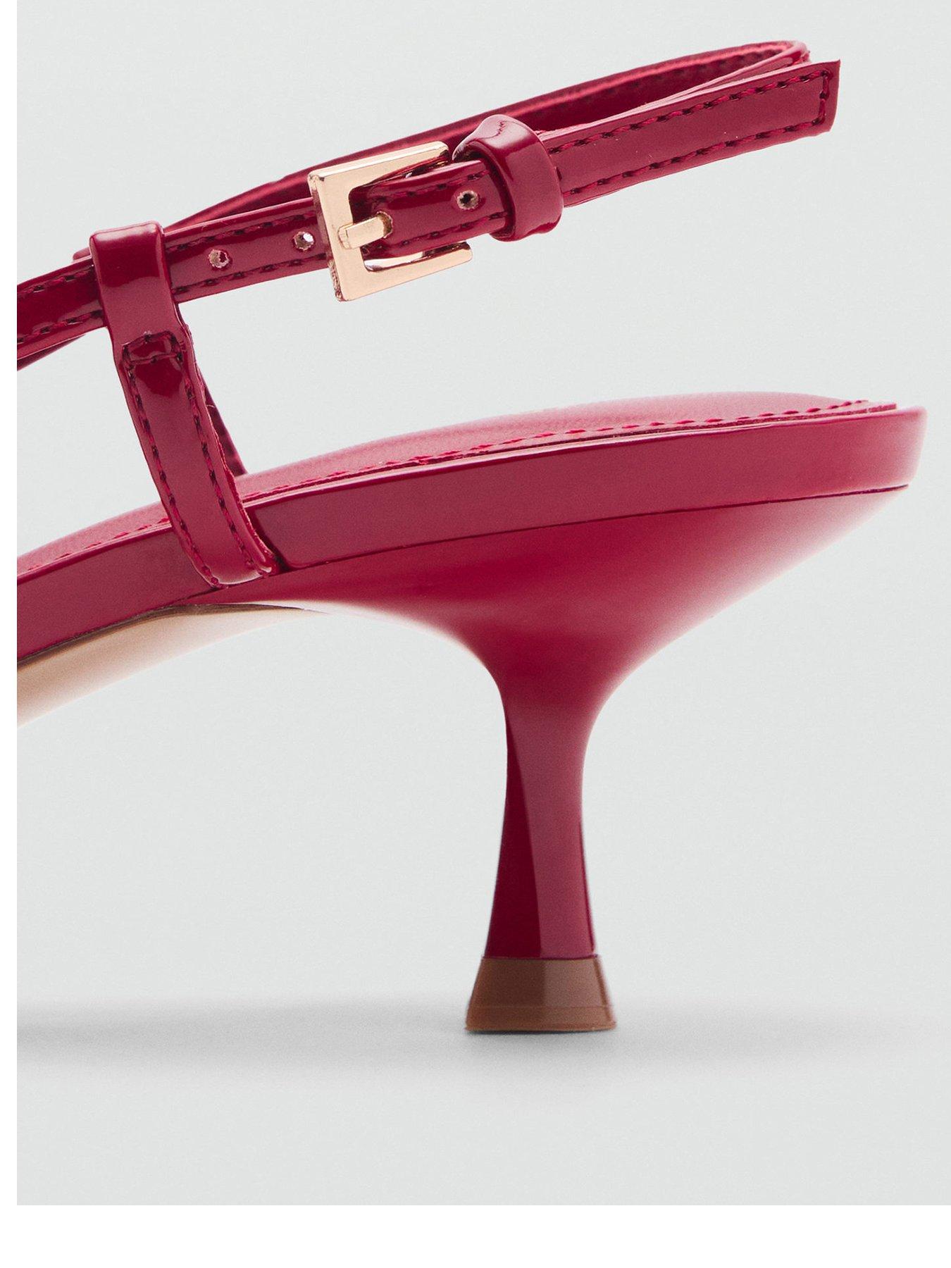 Image 3 of 5 of Mango High Heeled Shoes With Metallic Detail