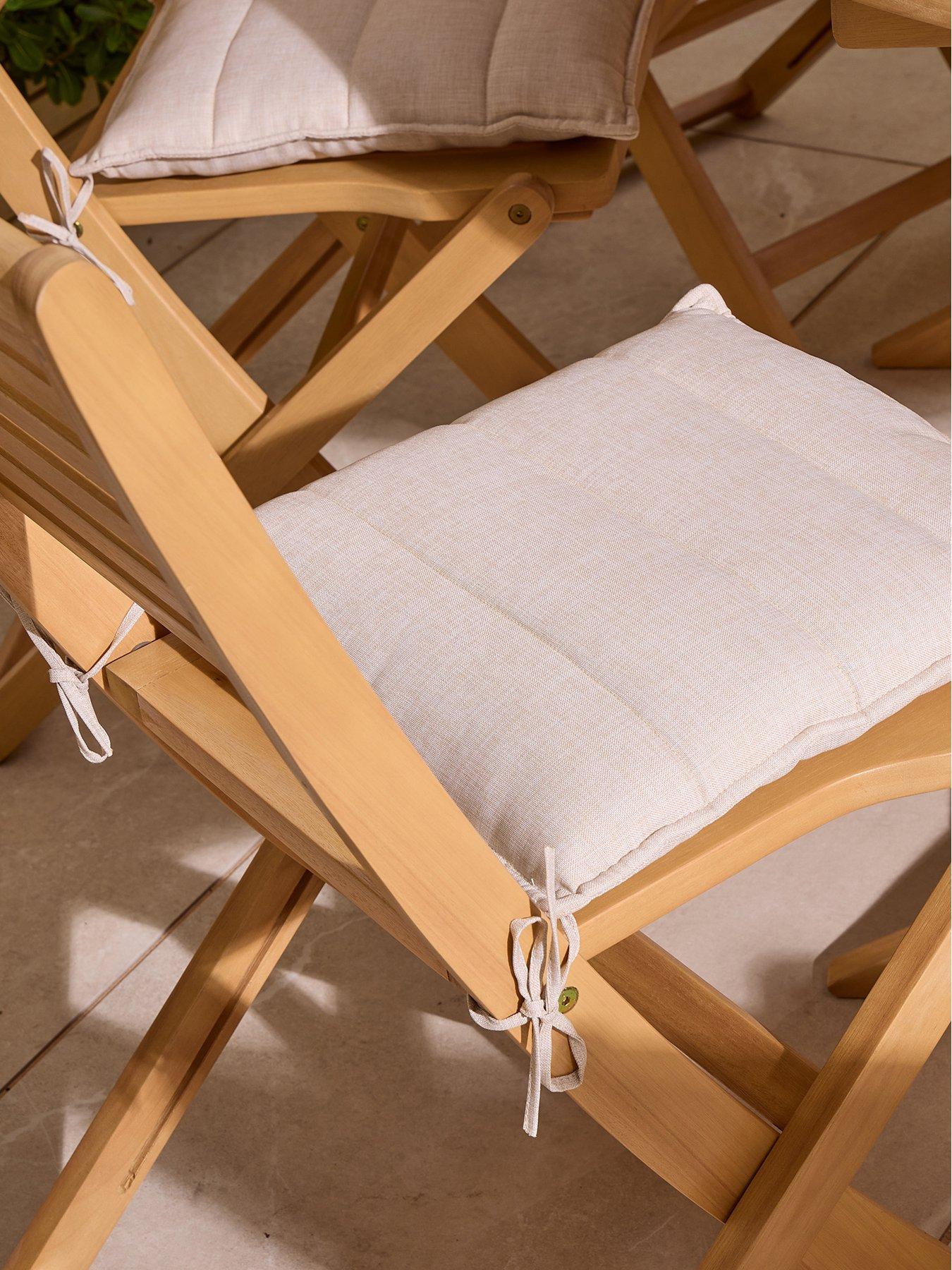 Image 5 of 6 of Rowlinson Ashdown Folding 8 Seat Round Dining Set With Cushions