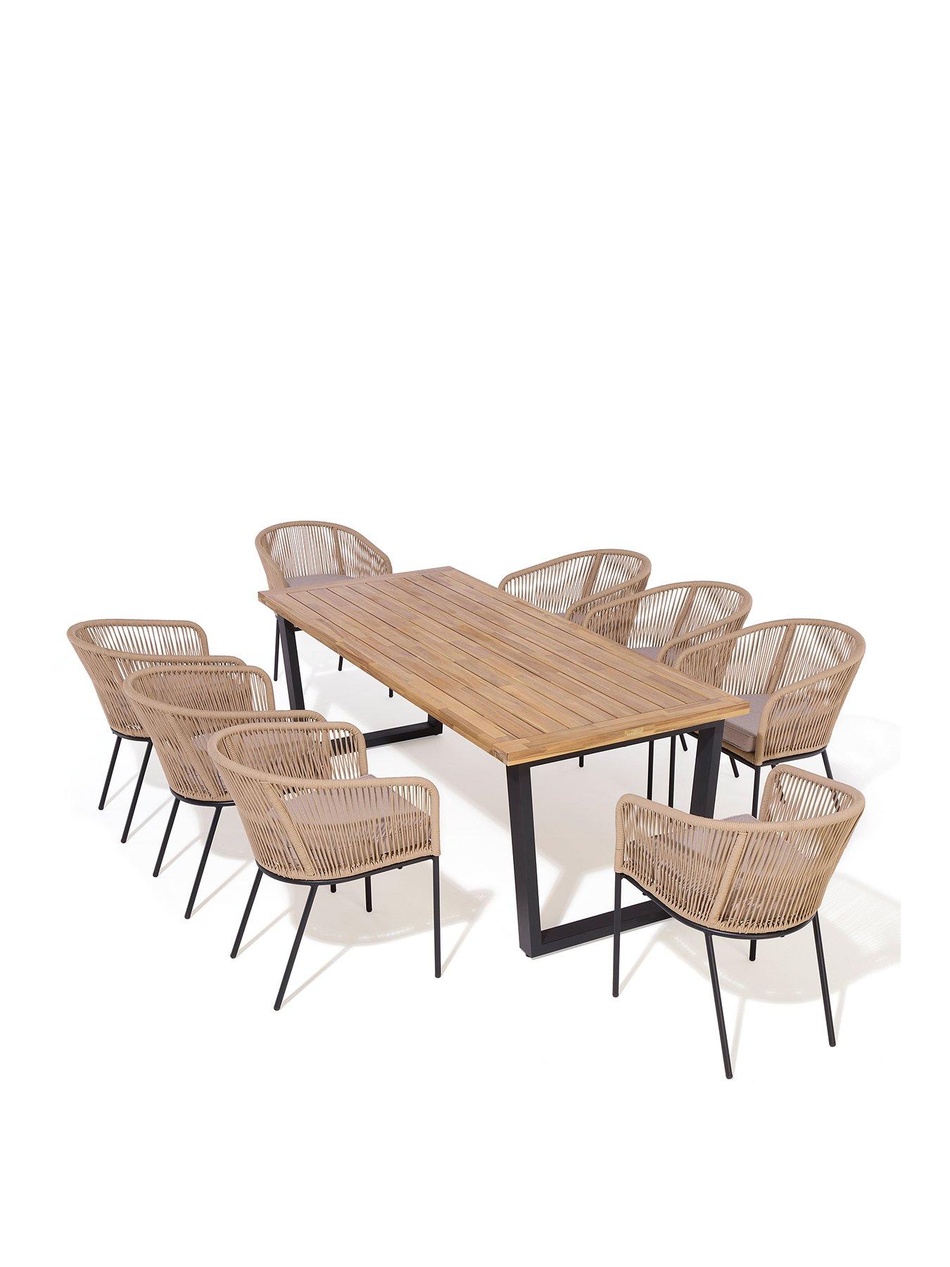 Image 3 of 7 of Rowlinson Oslo 8 Seat Dining Set