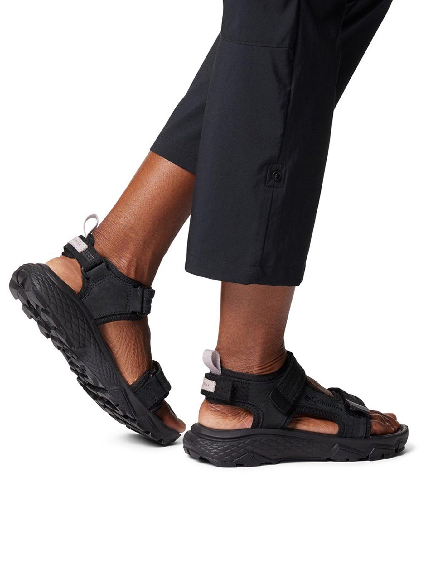 Columbia Womens Peakfreak Rush Leather Sandals - Black