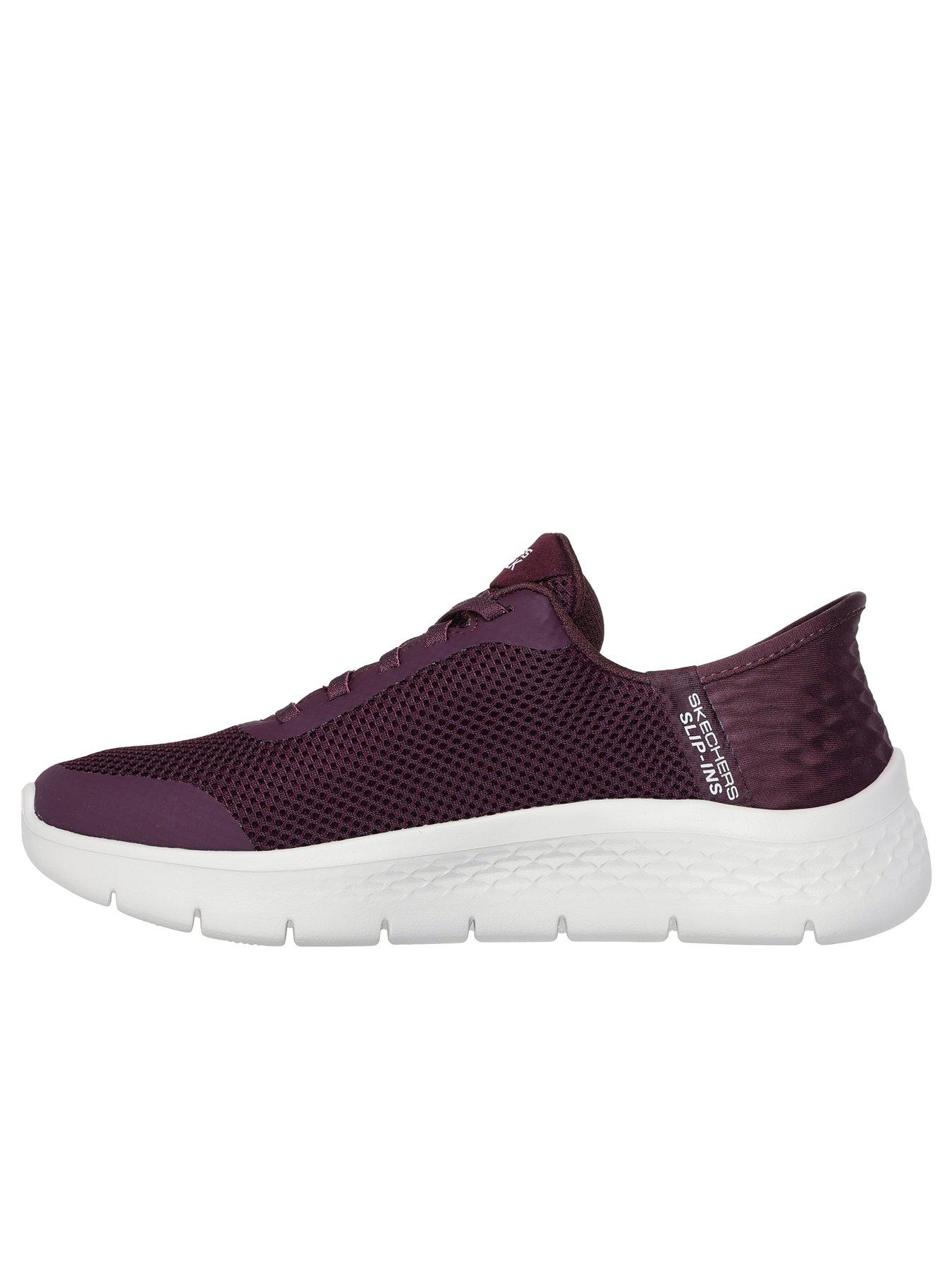 Skechers Go Walk Flex Grand Entry Slip-ins Trainer Burgundy Very
