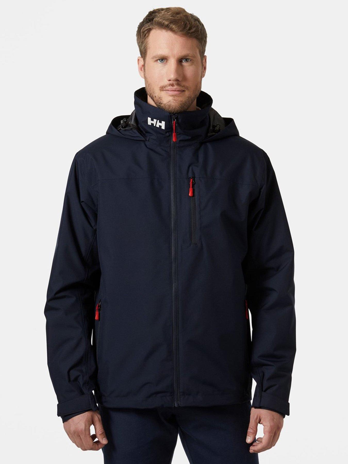 Image 1 of 5 of Helly Hansen Mens Crew Hooded Jacket - Navy
