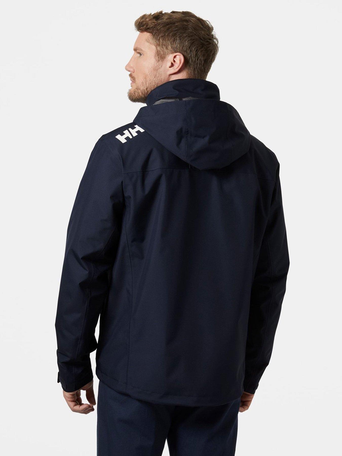 Image 2 of 5 of Helly Hansen Mens Crew Hooded Jacket - Navy