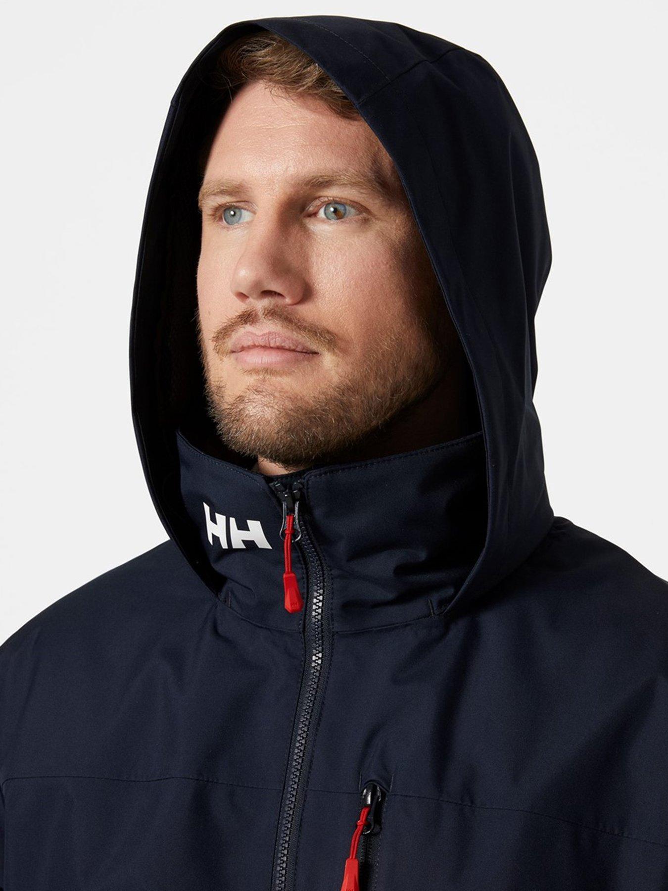 Image 3 of 5 of Helly Hansen Mens Crew Hooded Jacket - Navy
