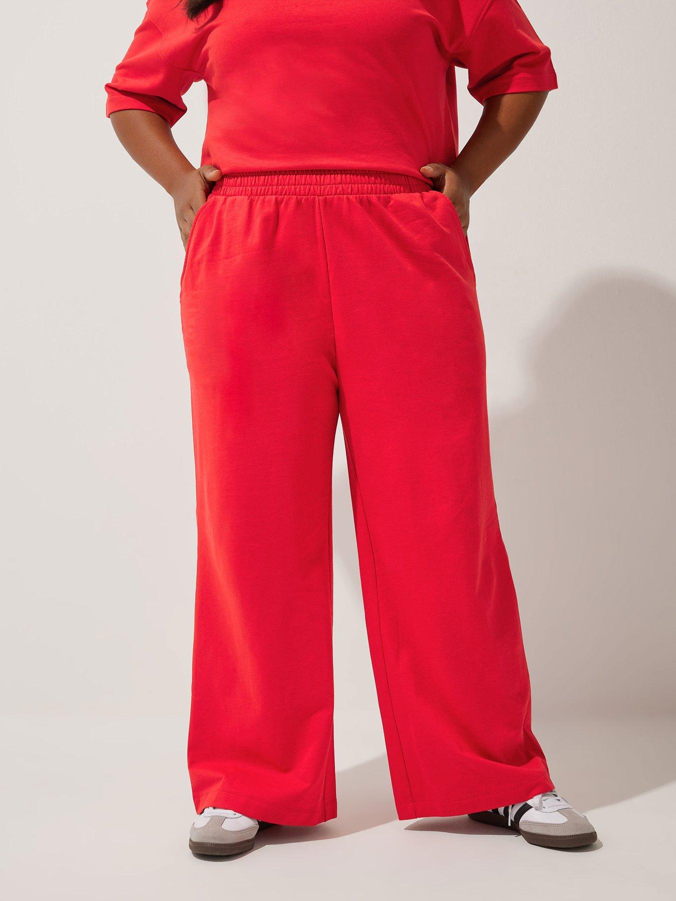 undefined Curve Wide Leg Trouser