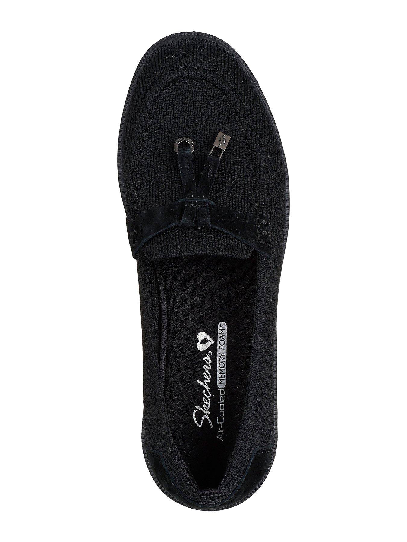 Skechers Cleo Taylor Alluring Adventure Knit Loafer Black Very