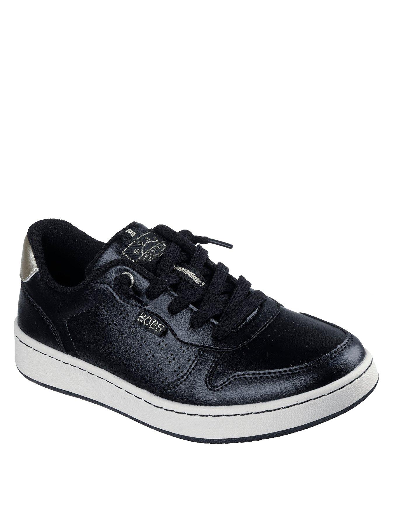Image 2 of 4 of Skechers B Cute Court Luxe Kicks Duraleather Trainer - Black