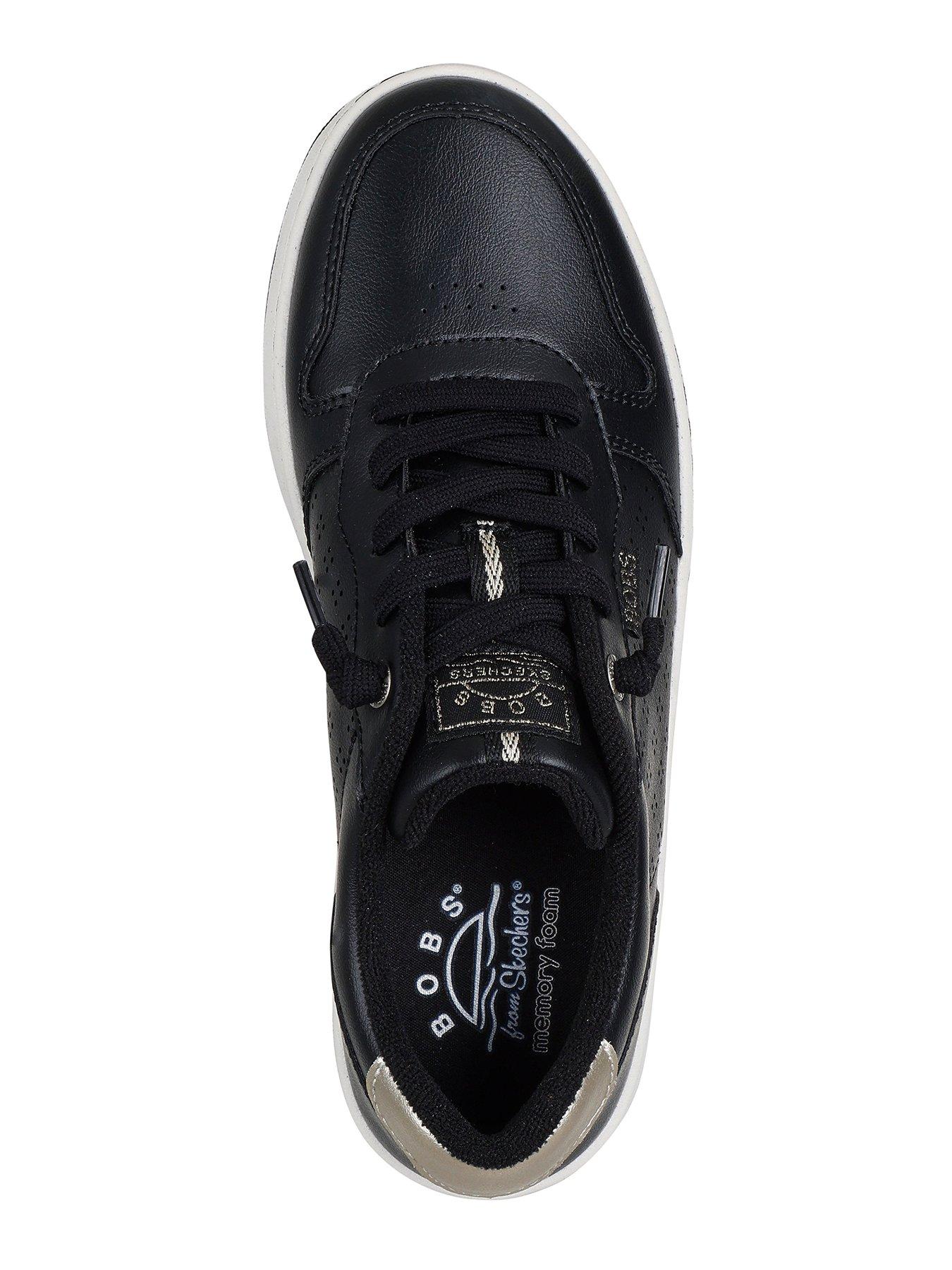 Image 3 of 4 of Skechers B Cute Court Luxe Kicks Duraleather Trainer - Black
