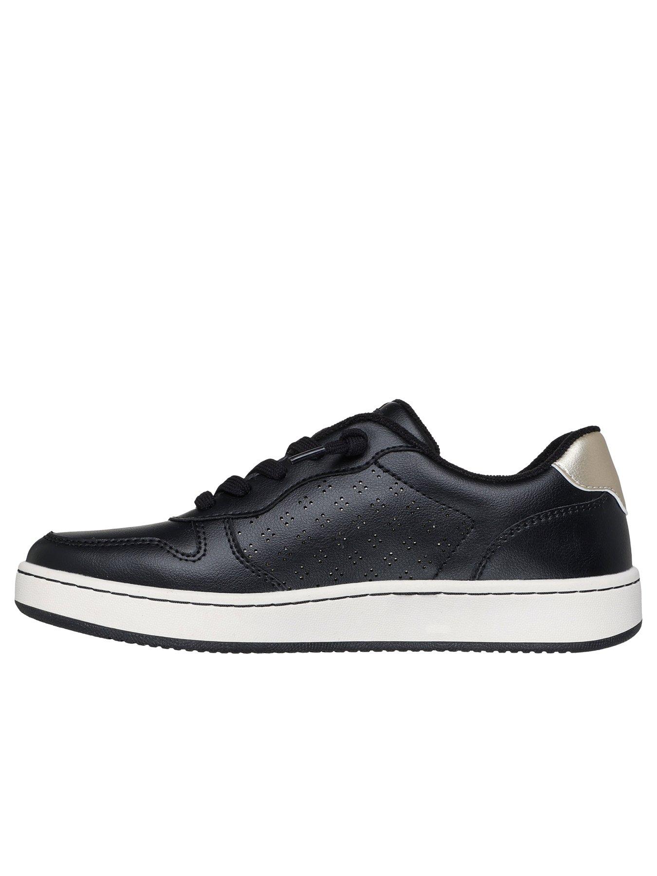 Image 4 of 4 of Skechers B Cute Court Luxe Kicks Duraleather Trainer - Black