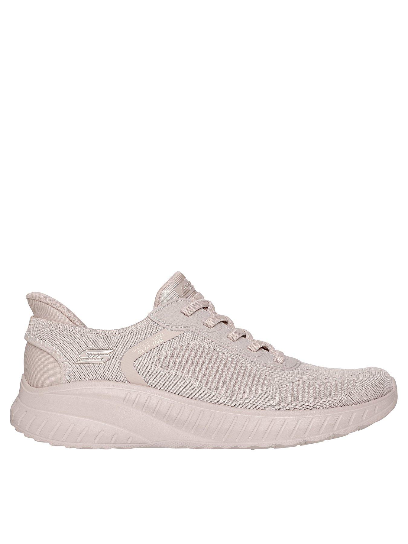 undefined Bobs Squad Chaos Current Muse Bungee Lace Slip-ins Trainer - Natural Textile