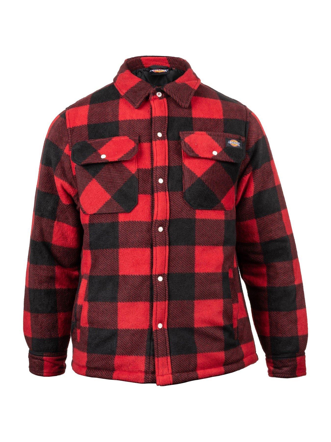 Dickies Mens Workwear Portland Shirt, Red, Size 2Xl, Men