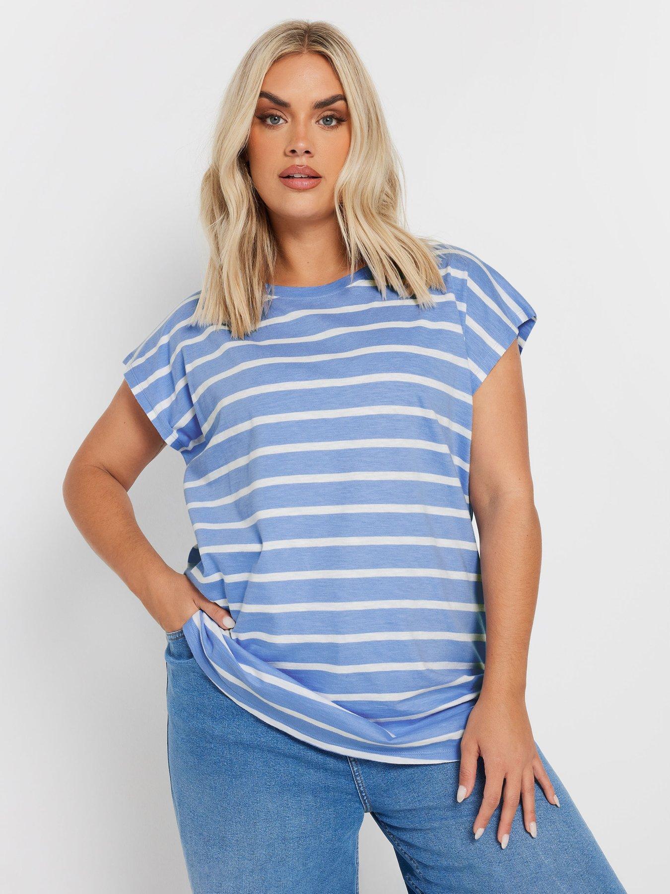 undefined Curve Grown On Slub T-Shirt - Blue