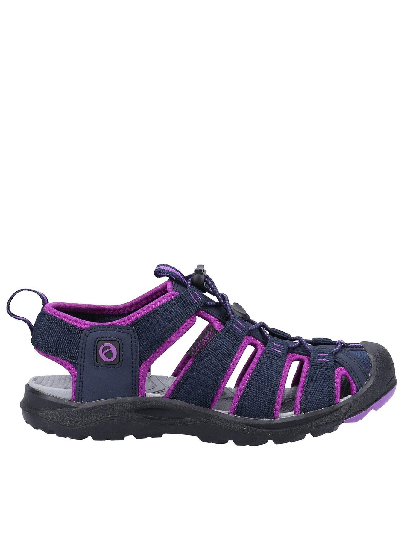 Image 1 of 4 of Cotswold Womens Marshfield Sandals - Navy/Berry