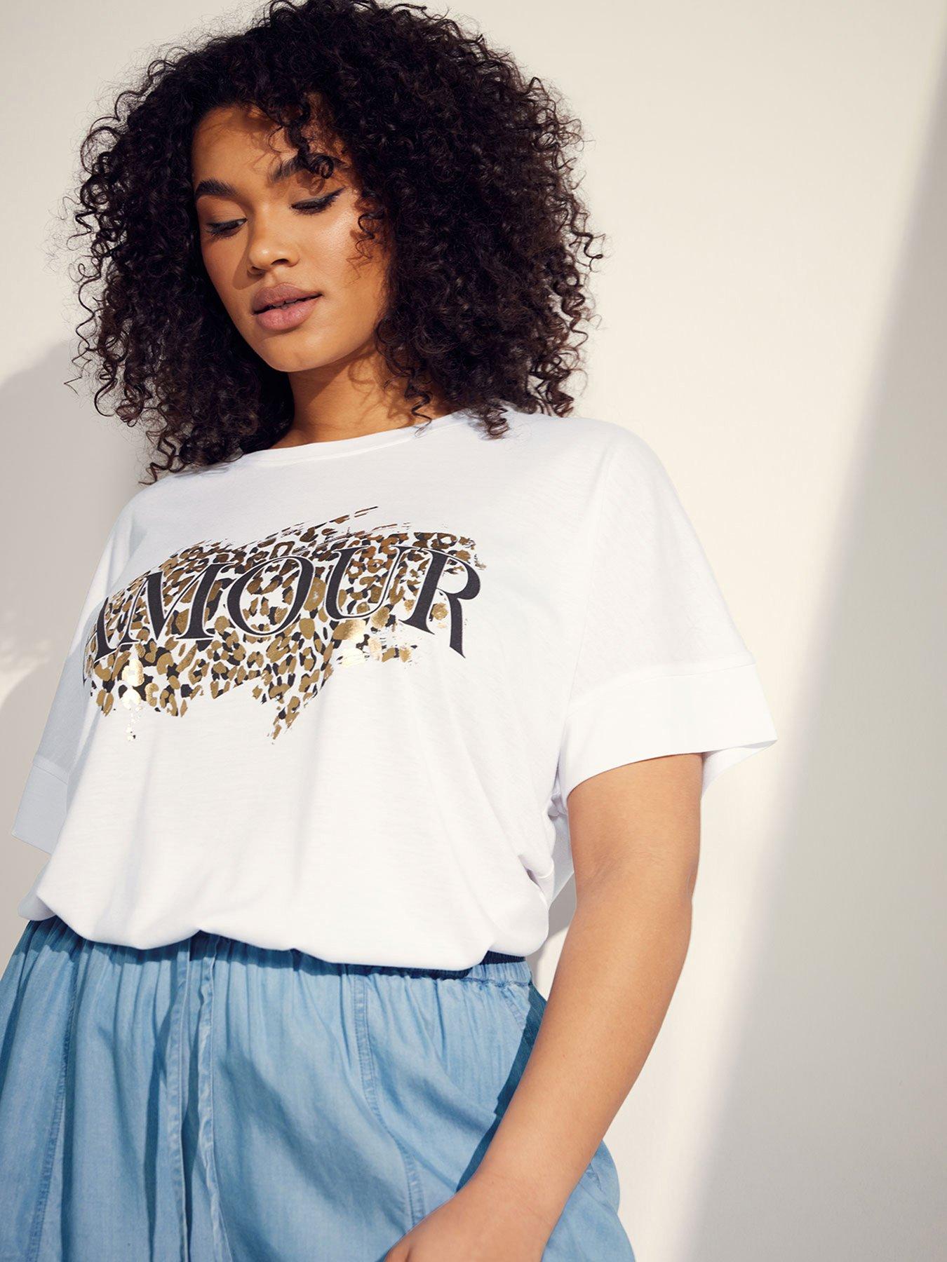 undefined Foil Print T-shirt