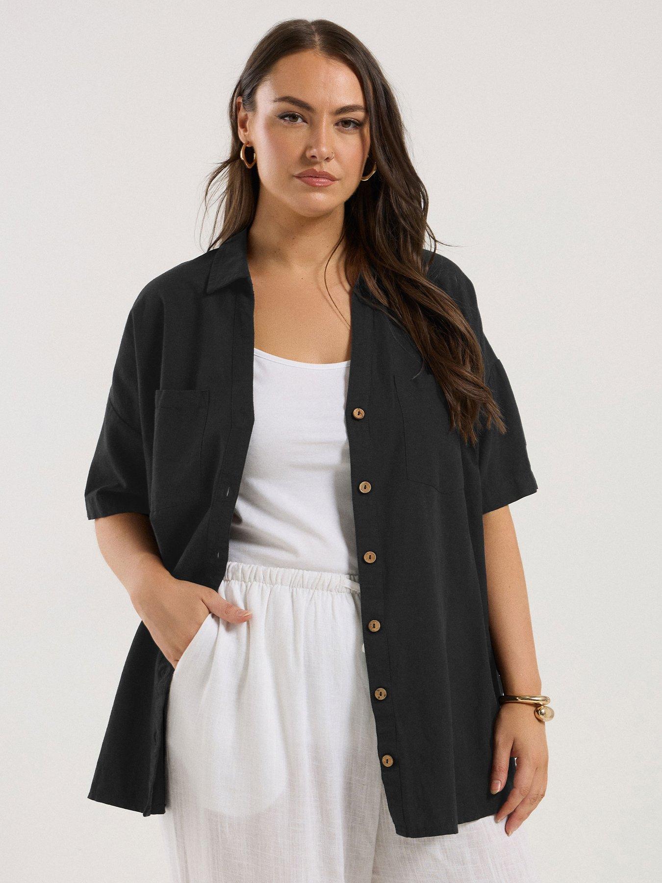 undefined Curve Belted Shirt Dress