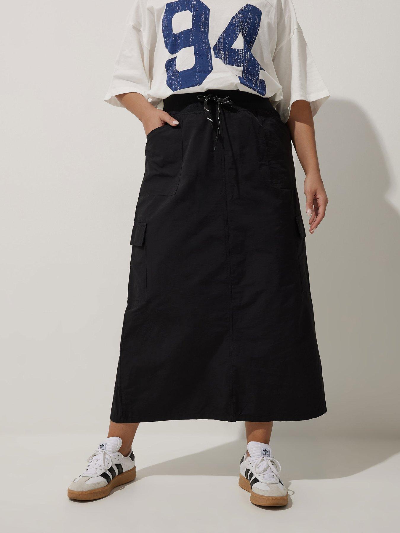 undefined Curve Maxi Skirt