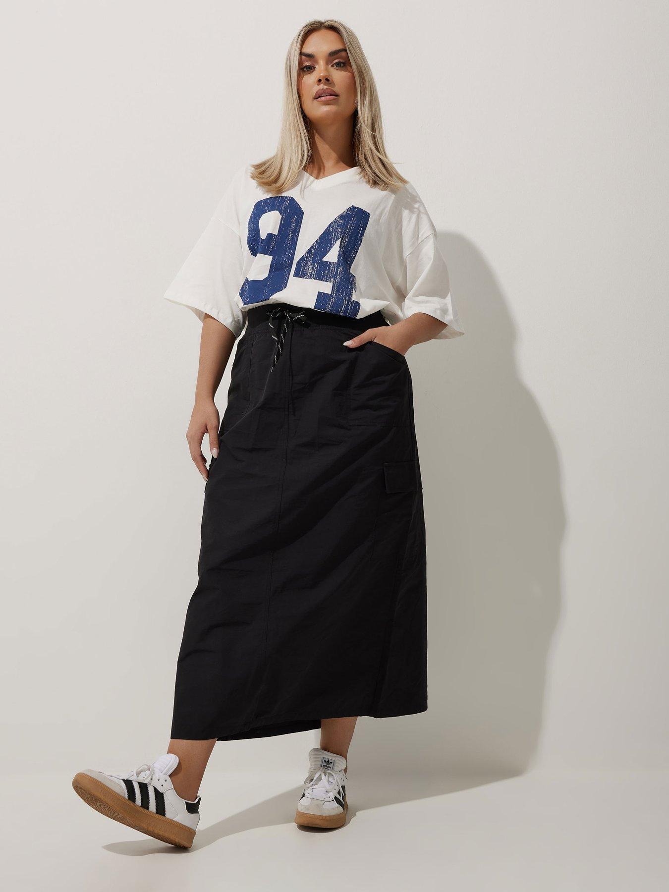 Image 3 of 4 of Yours Curve Maxi Skirt