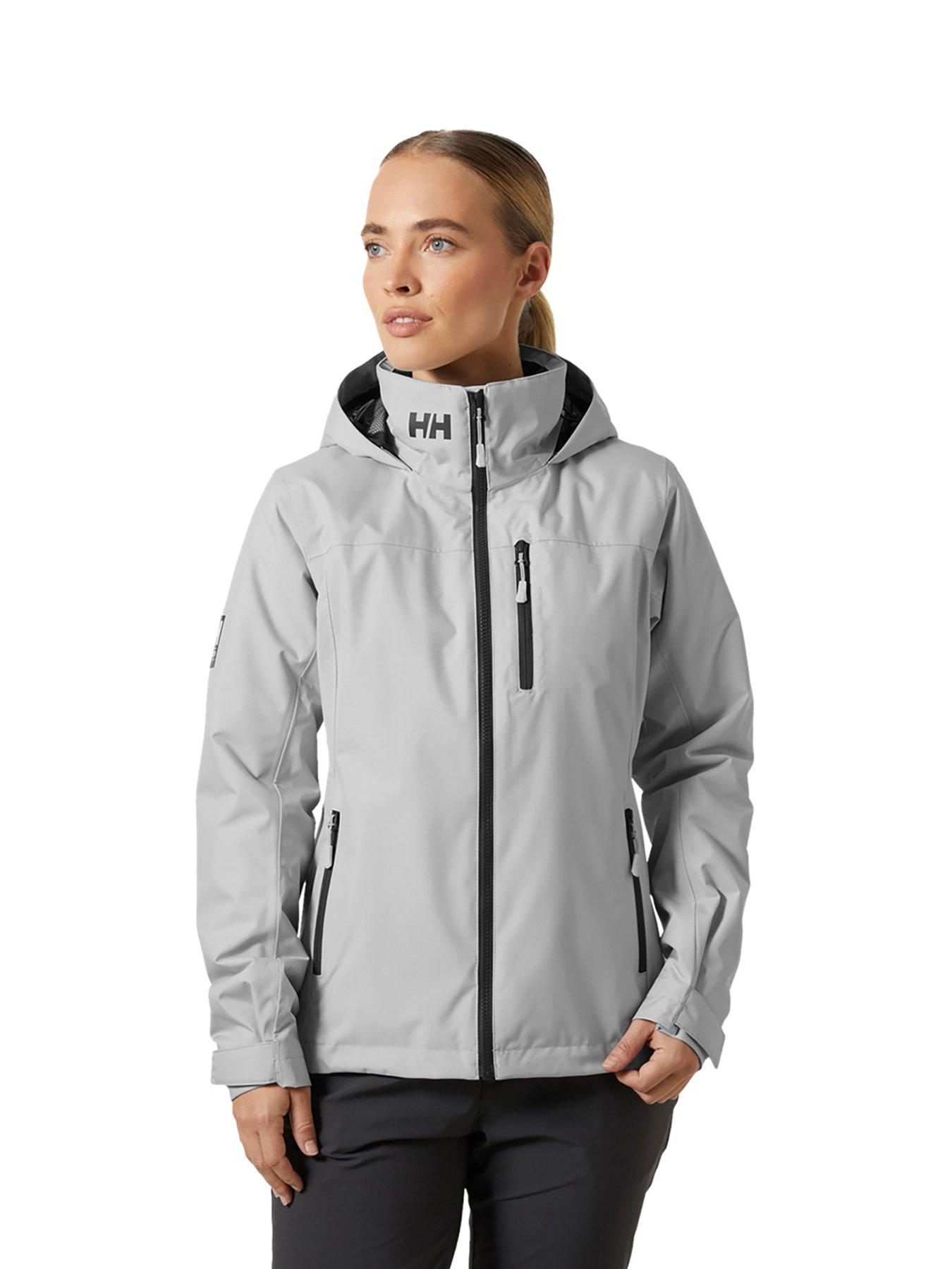 Helly Hansen Womens Crew Hooded Jacket - Grey