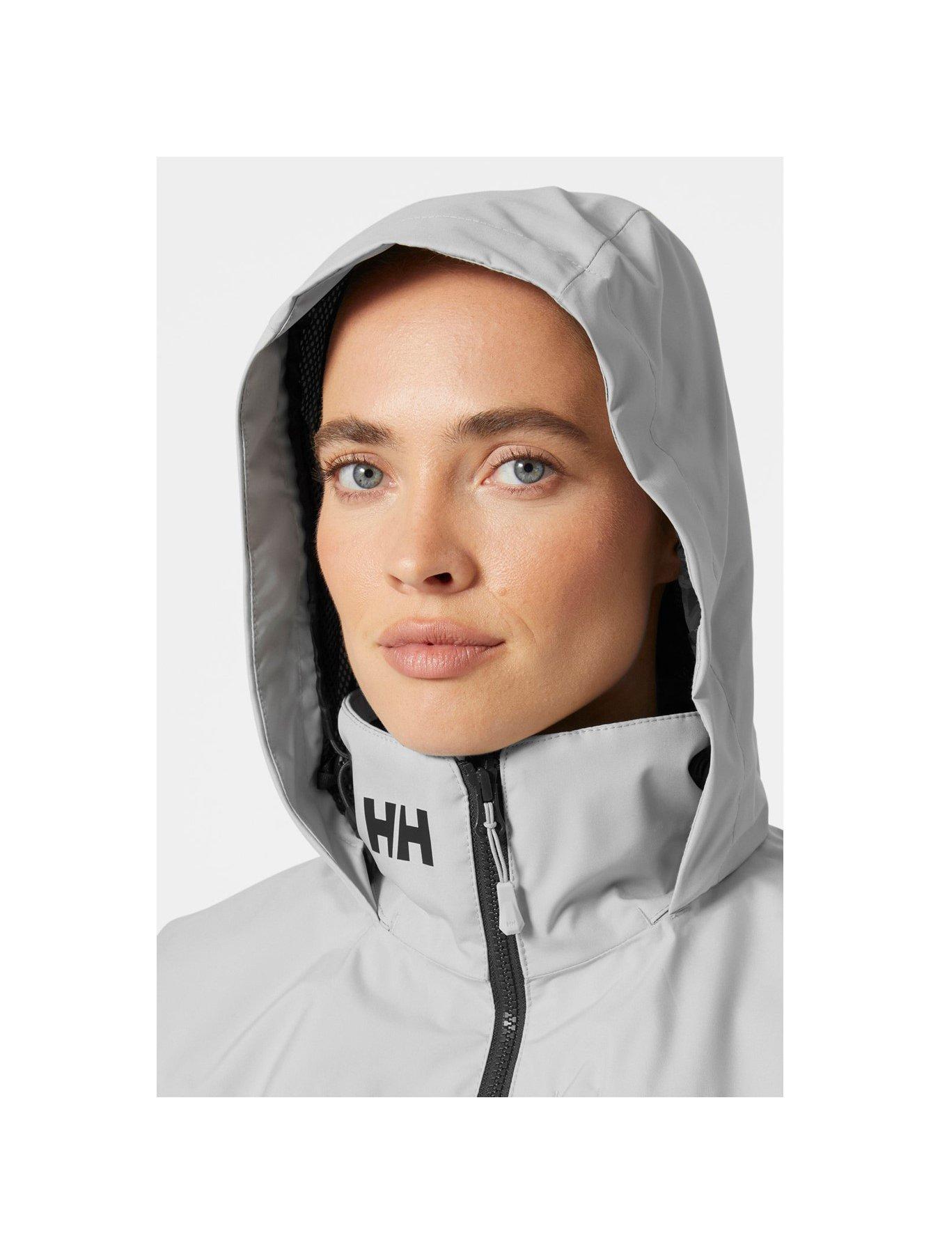 Image 3 of 5 of Helly Hansen Womens Crew Hooded Jacket - Grey