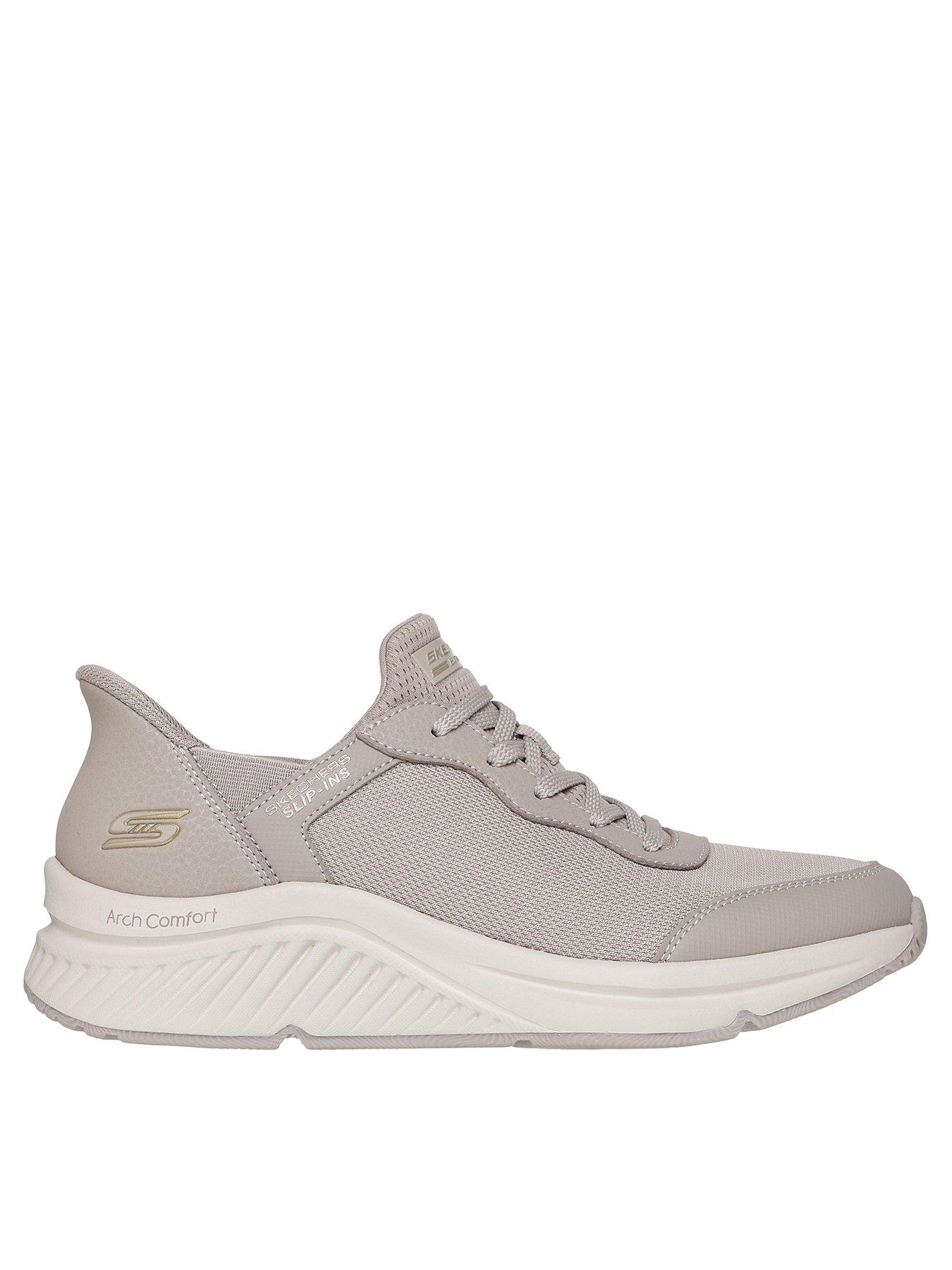 undefined Bobs Arch Comfort B Sweet A Look Slip-ins Trainer - Taupe Mesh