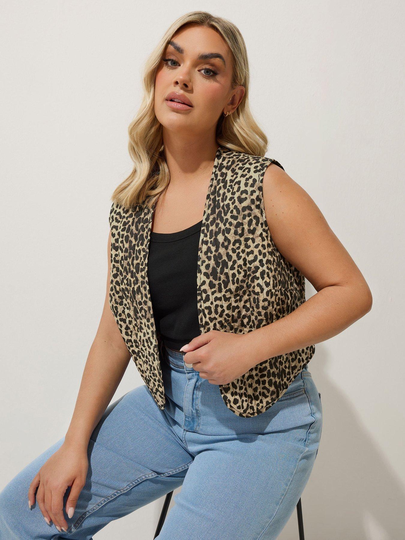 undefined Curve Leopard Woven Jacket