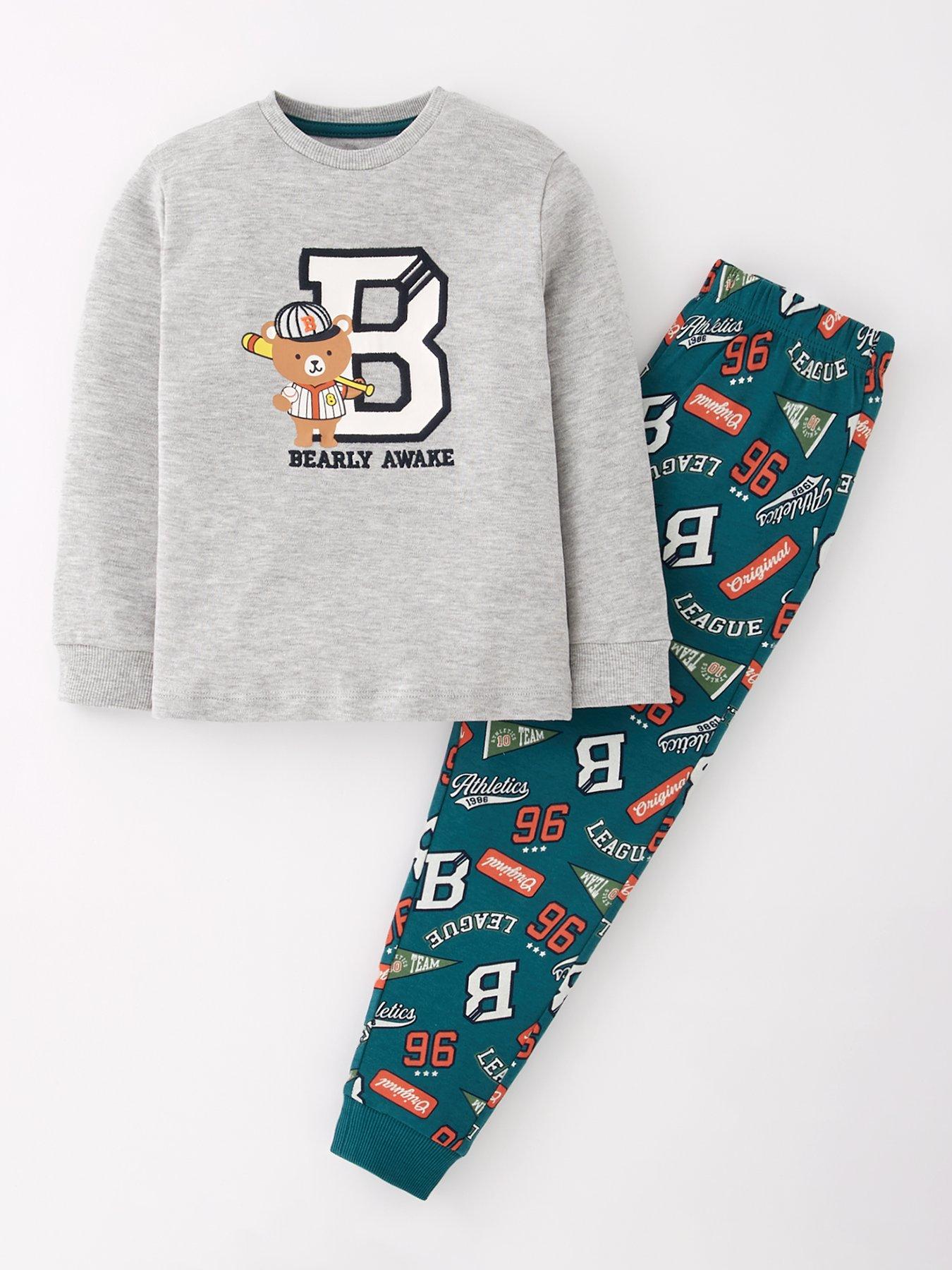 undefined Boys collegiate single pyjama set