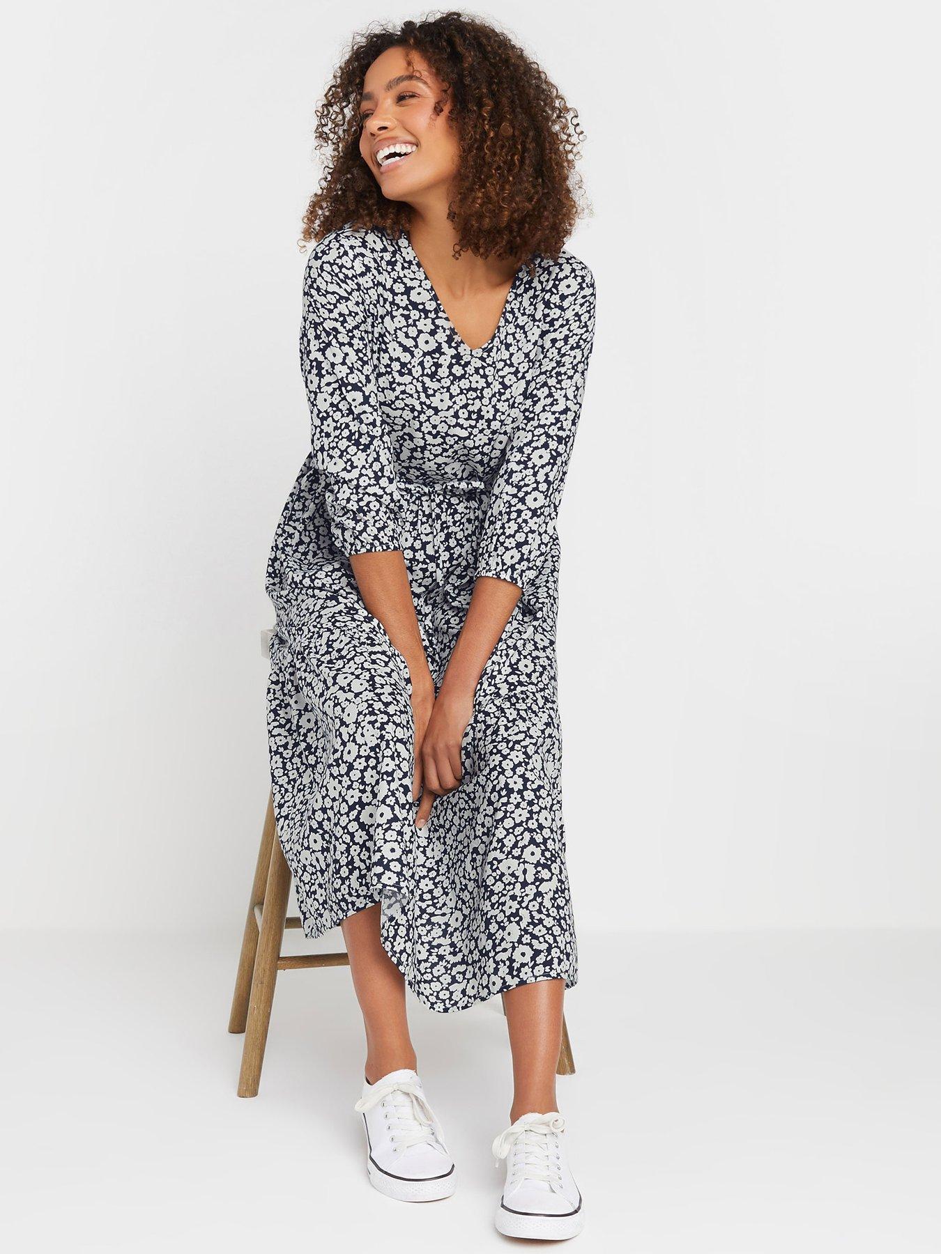 undefined Tiered Midi Dress