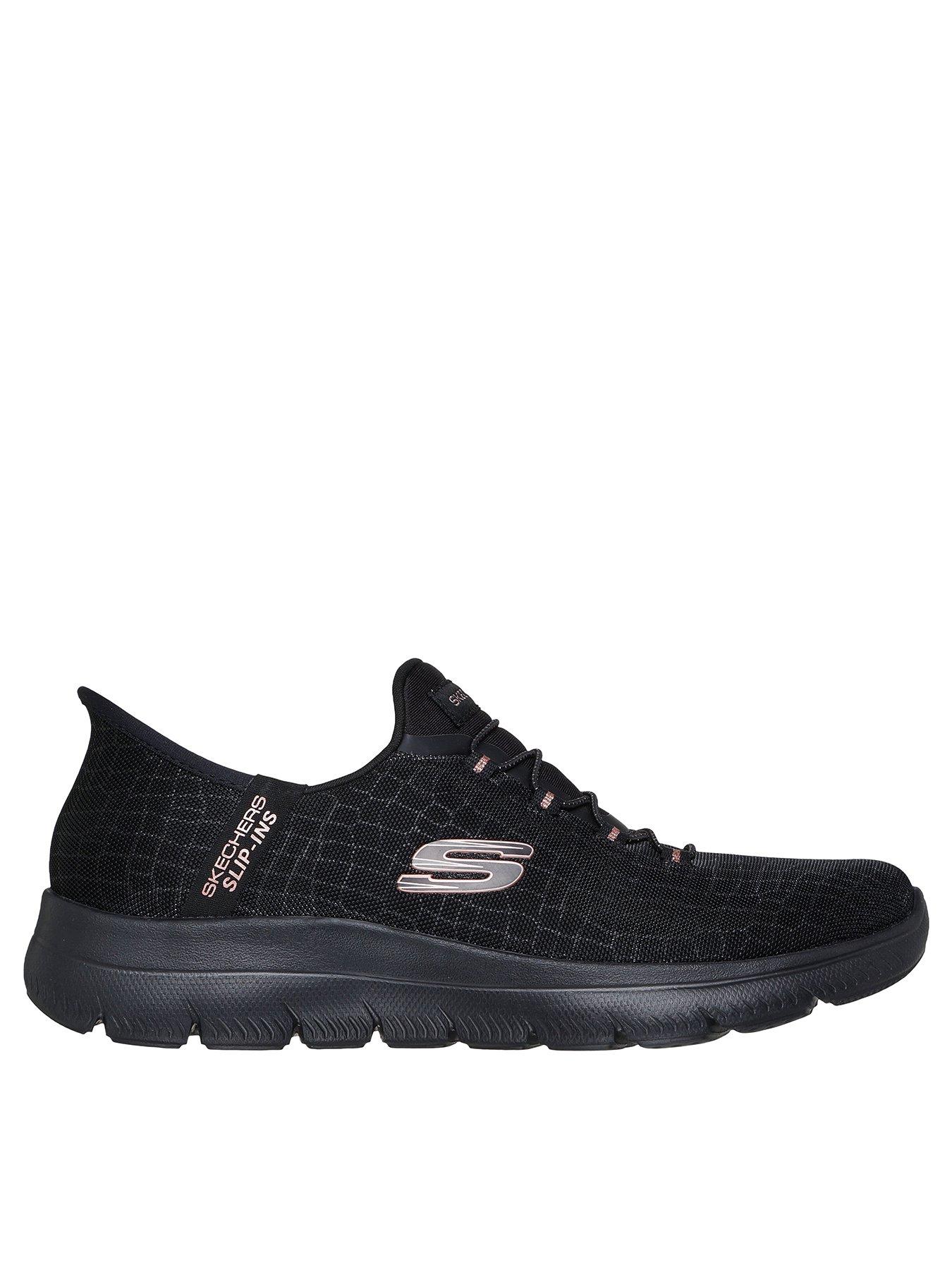 Image 1 of 4 of Skechers Summits Classy Night Bungee Lace Slip-ins Trainer - Black