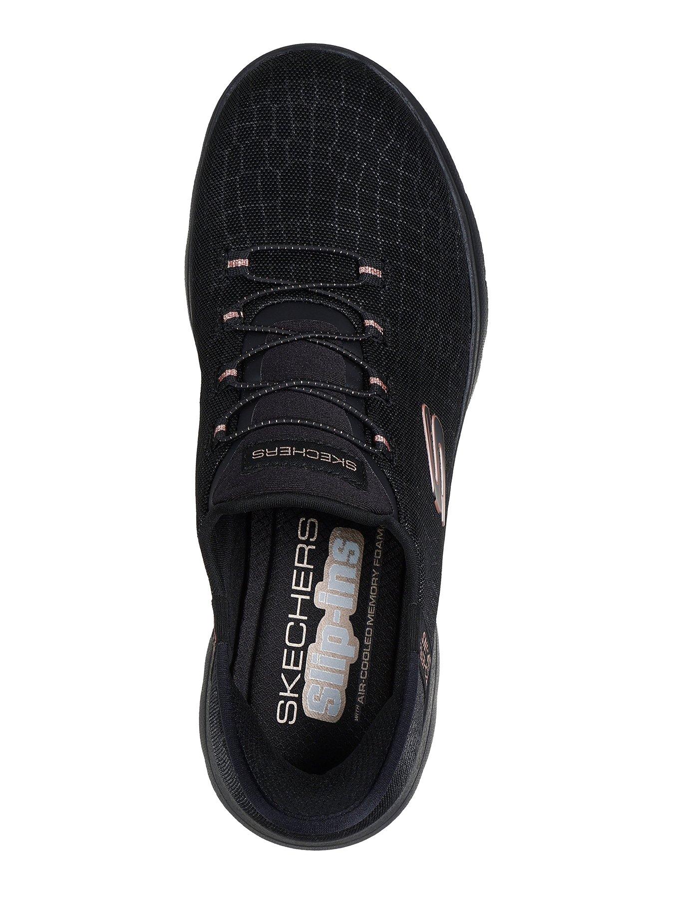 Image 3 of 4 of Skechers Summits Classy Night Bungee Lace Slip-ins Trainer - Black