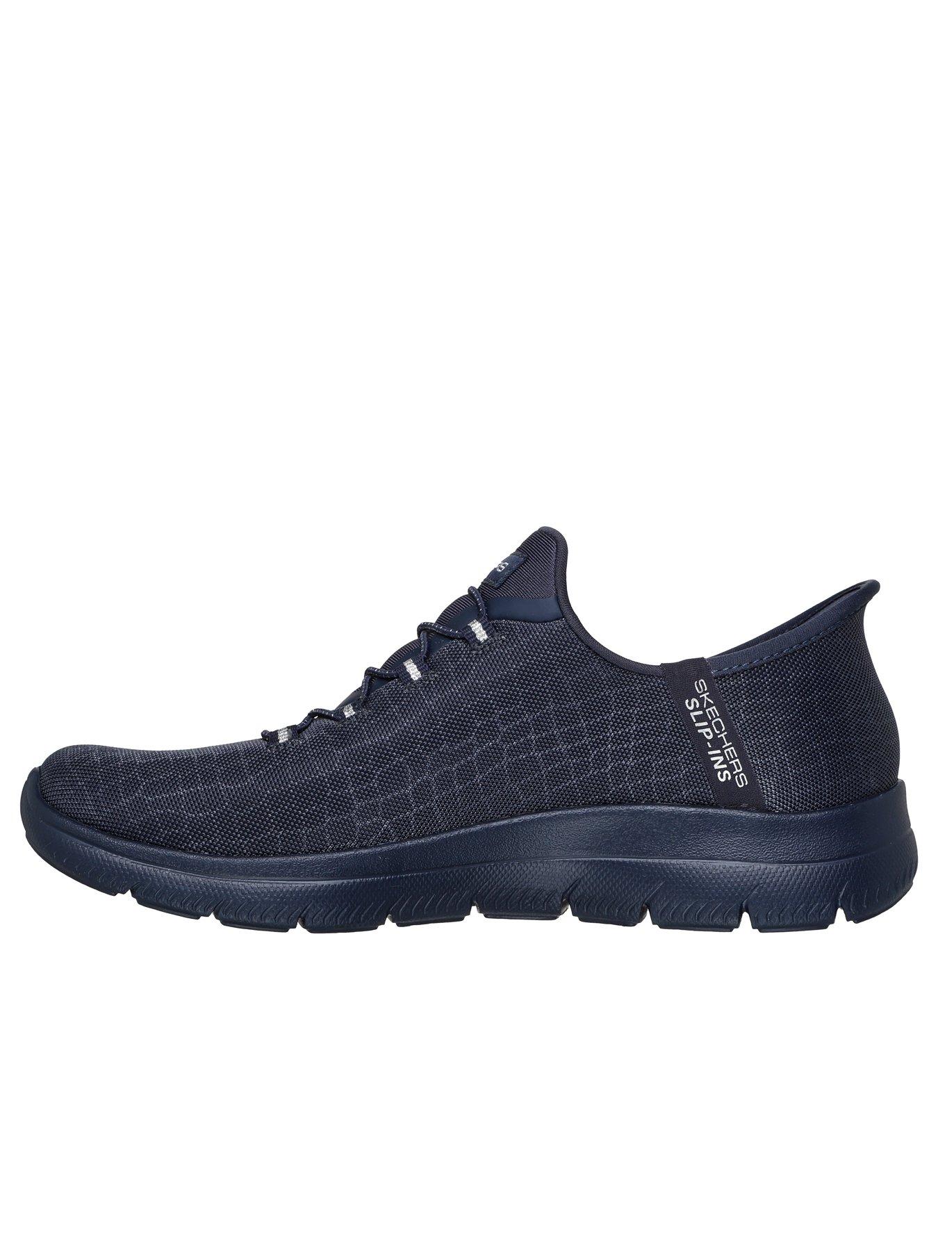 Image 5 of 5 of Skechers Summits Classy Night Slip-ins Trainer- Navy Sparkle