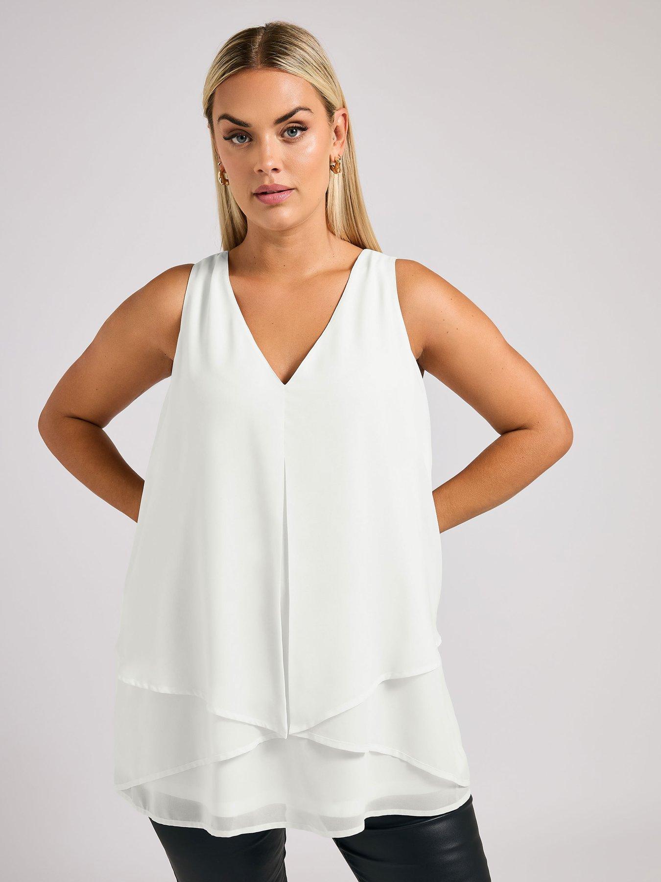 Image 1 of 4 of Yours Curve Layered Top