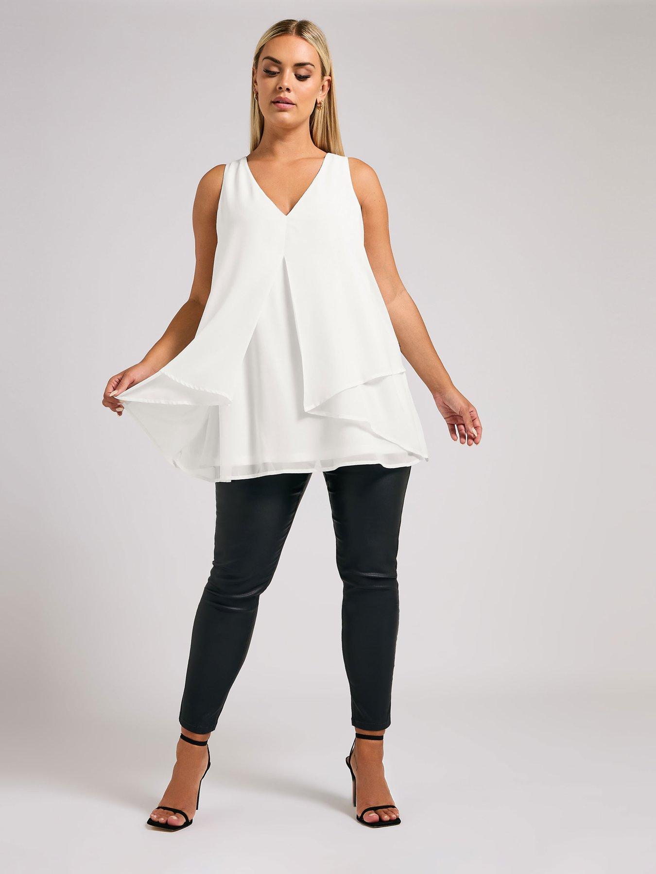 Image 3 of 4 of Yours Curve Layered Top