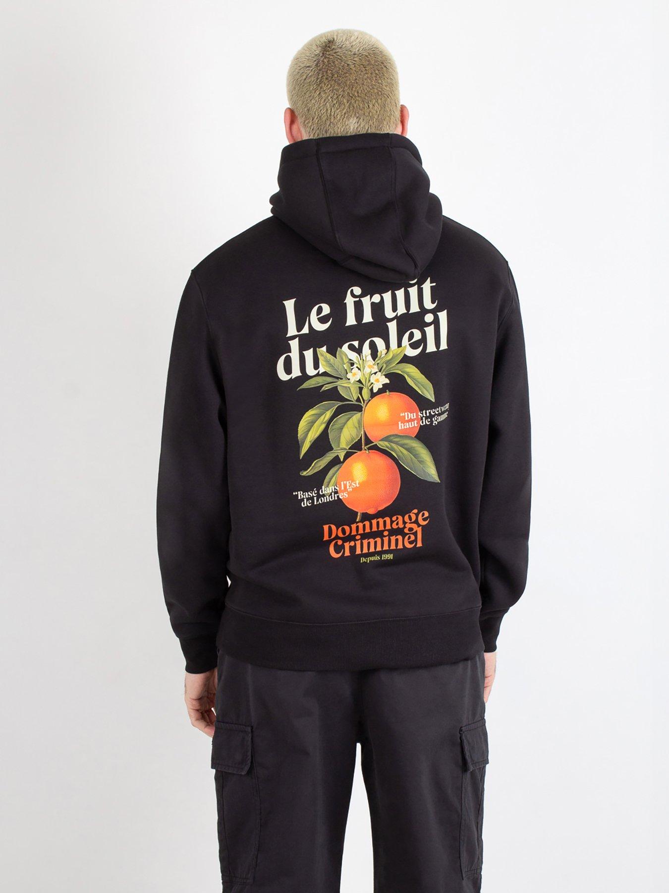 undefined Graphic Backprint Hoodie - Dark Grey