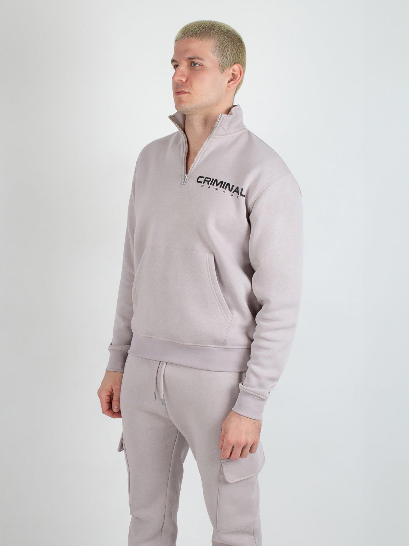 undefined Olympus Track Top - Light Grey